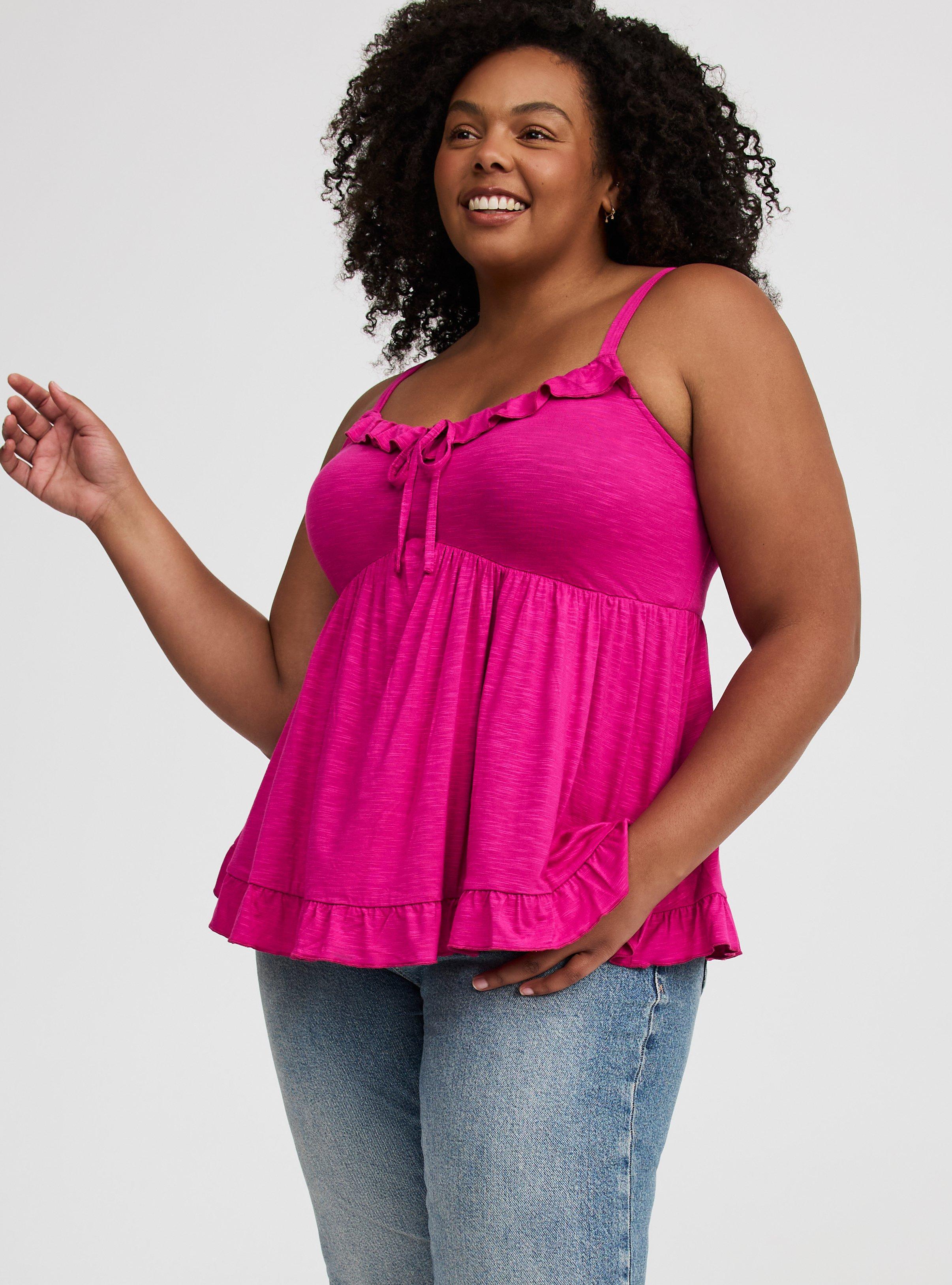 Tiered Ruffle Babydoll Top