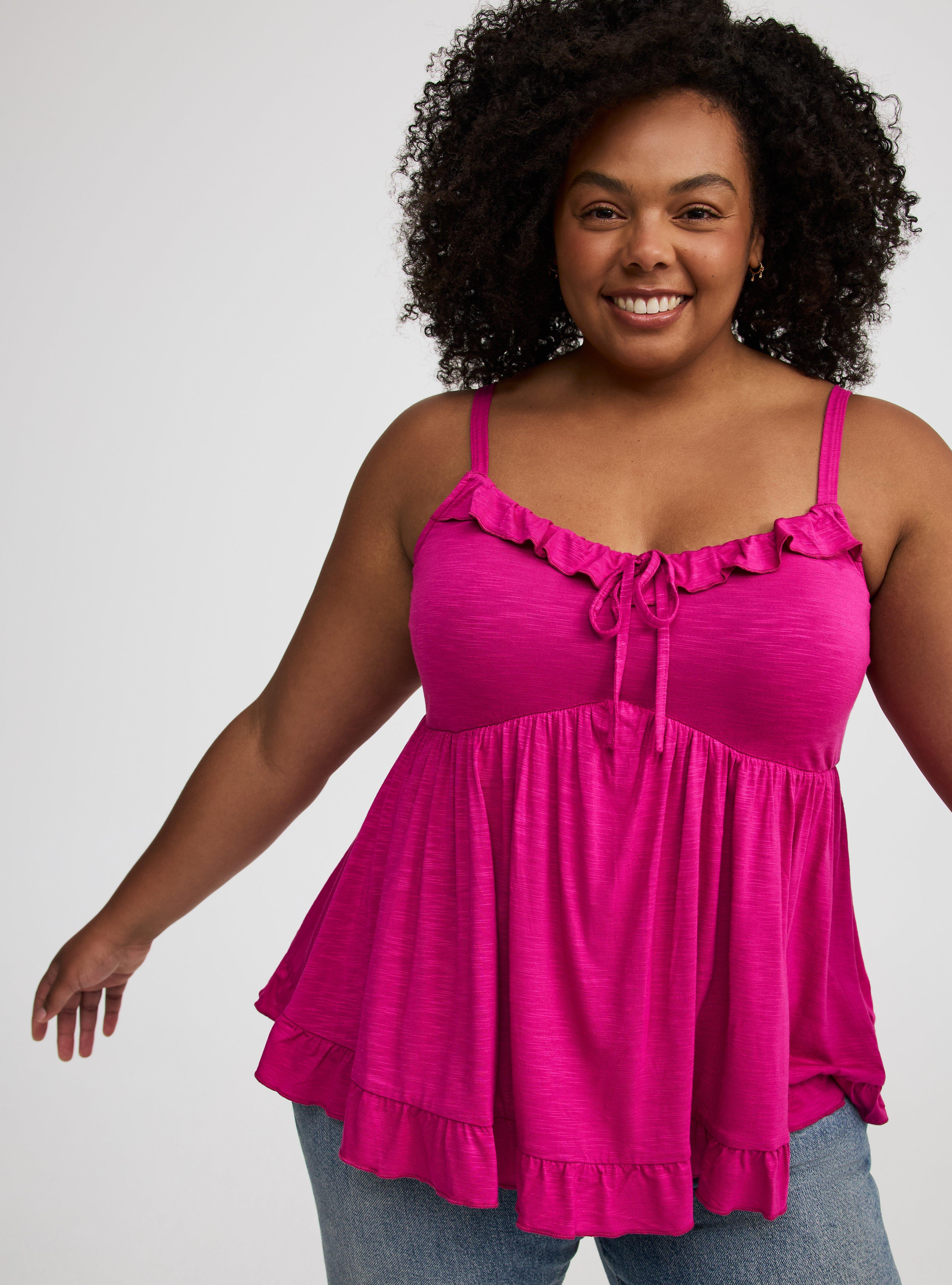 Tiered Ruffle Babydoll Top