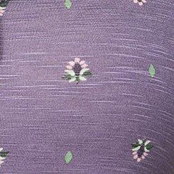 Super Soft Slub Ruffle Babydoll Top, ROSETTE MOTIF PURPLE, swatch