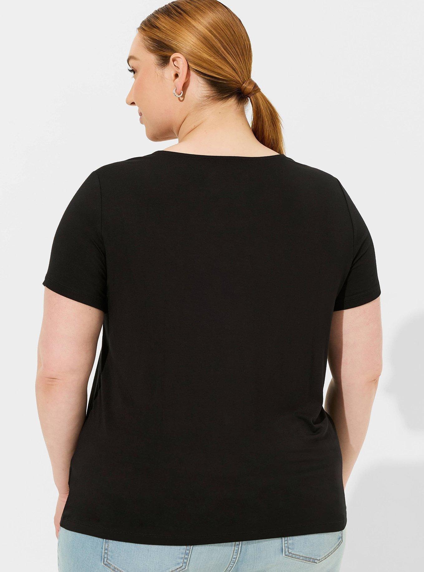 Super Soft Crew Neck O-Ring Fitted Tee