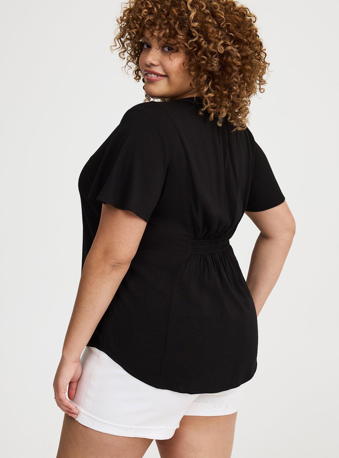 Flutter Sleeve Top