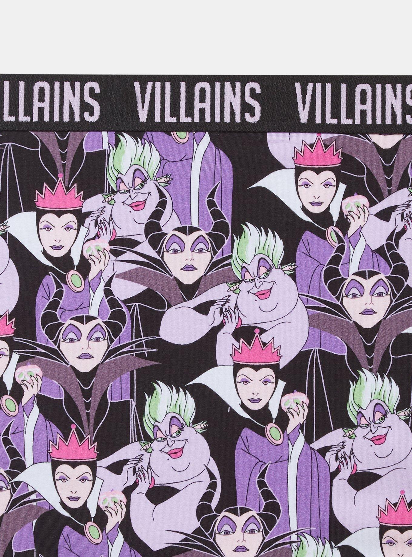 Disney Villains Mid-Rise Cotton Brief Panty