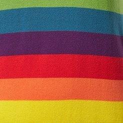 Crochet Trim Sweater Tank, RAINBOW STRIPE, swatch