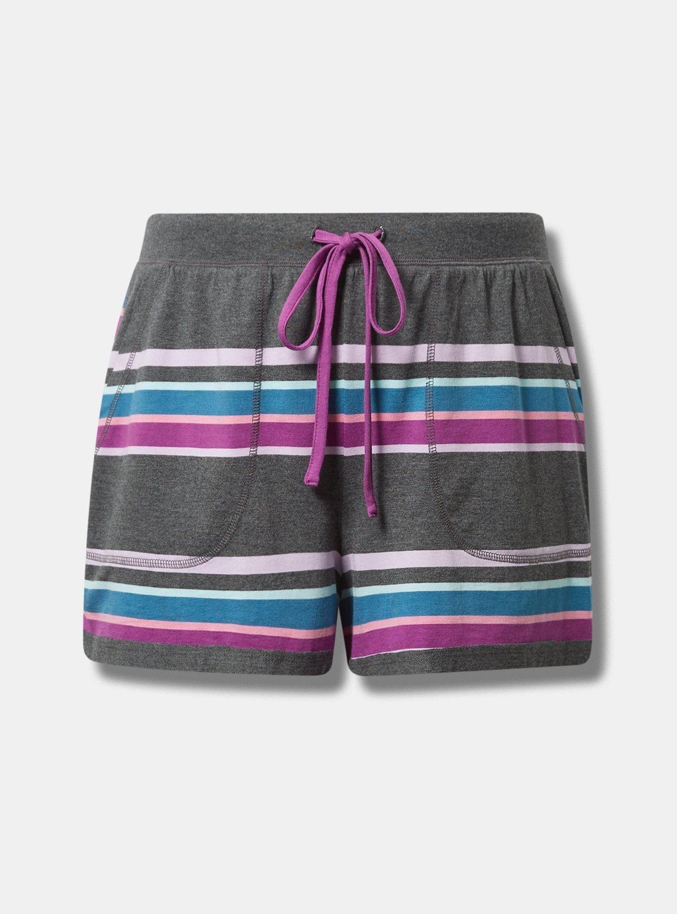 Cotton Modal Ribbed Band Lounge Short