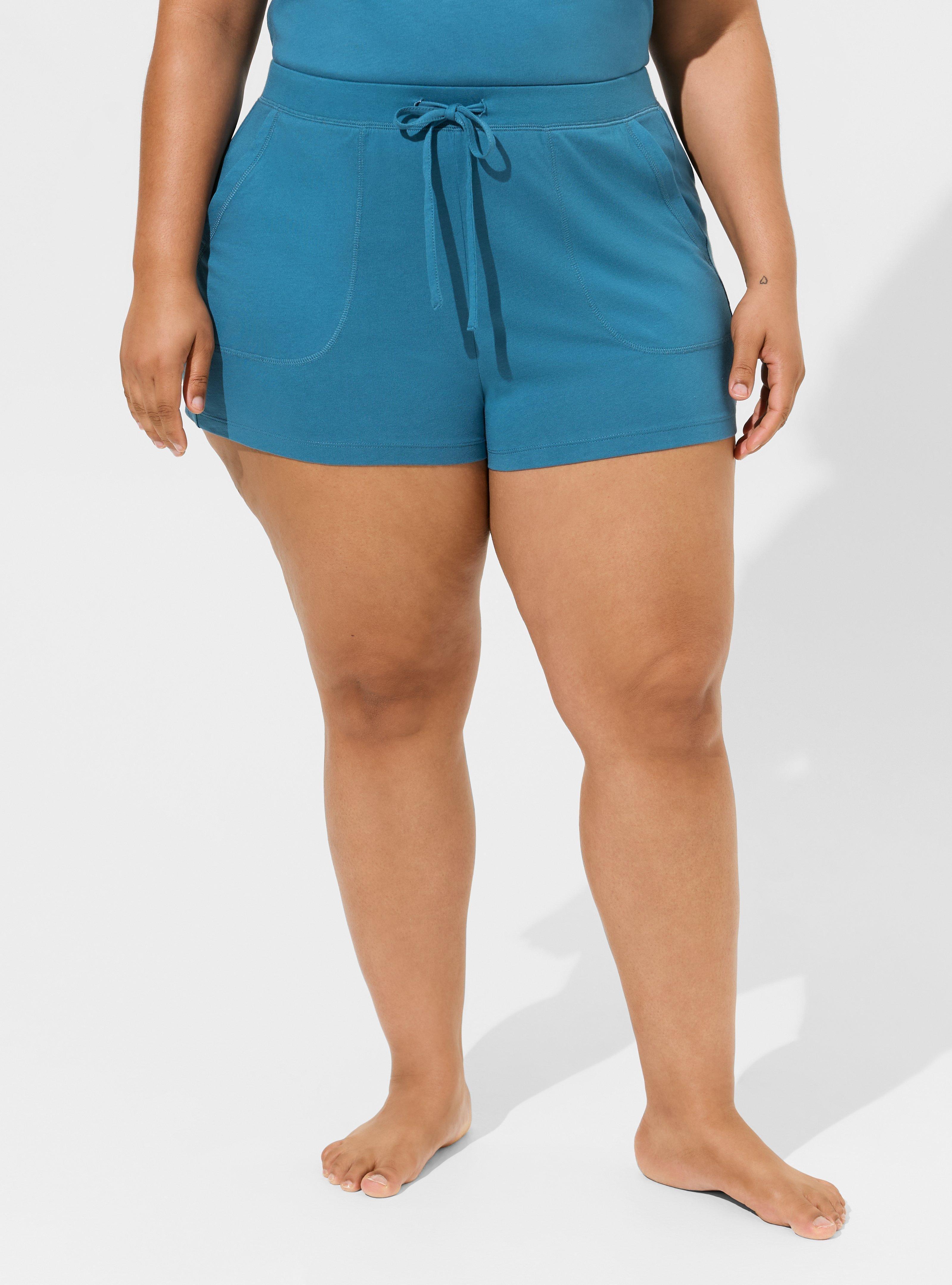 Cotton Modal Ribbed Band Lounge Short