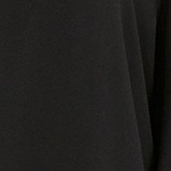 Textured Chiffon Kimono, DEEP BLACK, swatch