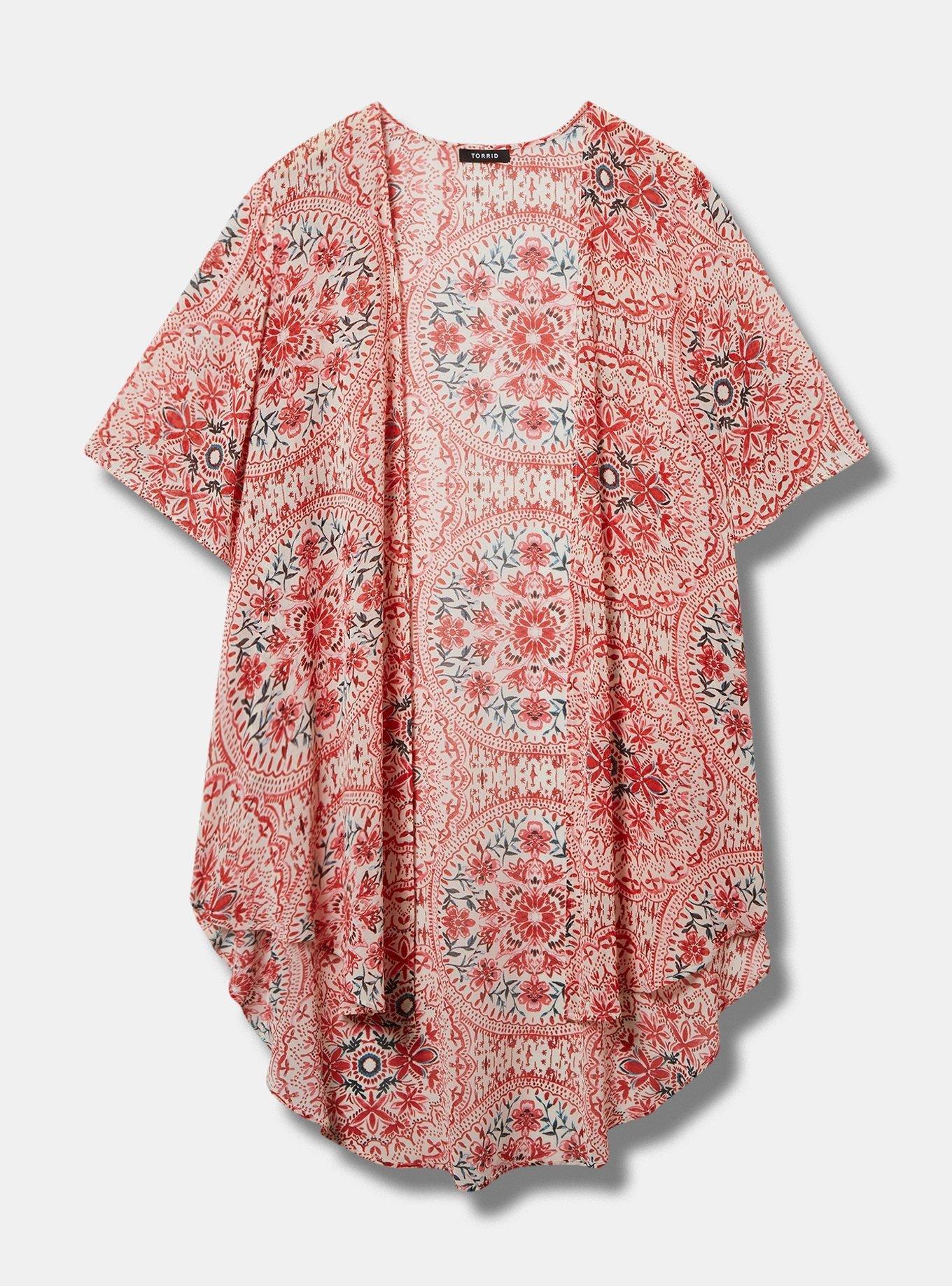 Textured Chiffon Kimono