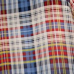 Plus Size Shirttail Kimono, JACKIE PLAID CLOUD DANCER, swatch