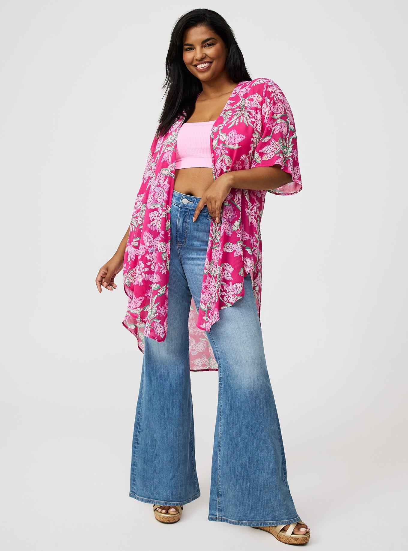 Plus Size - Shirttail Kimono - Torrid Plus Size - Shirttail Kimono - Torrid
