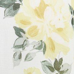 Textured  Chiffon Kimono, ZELENA FLORAL YELLOW, swatch