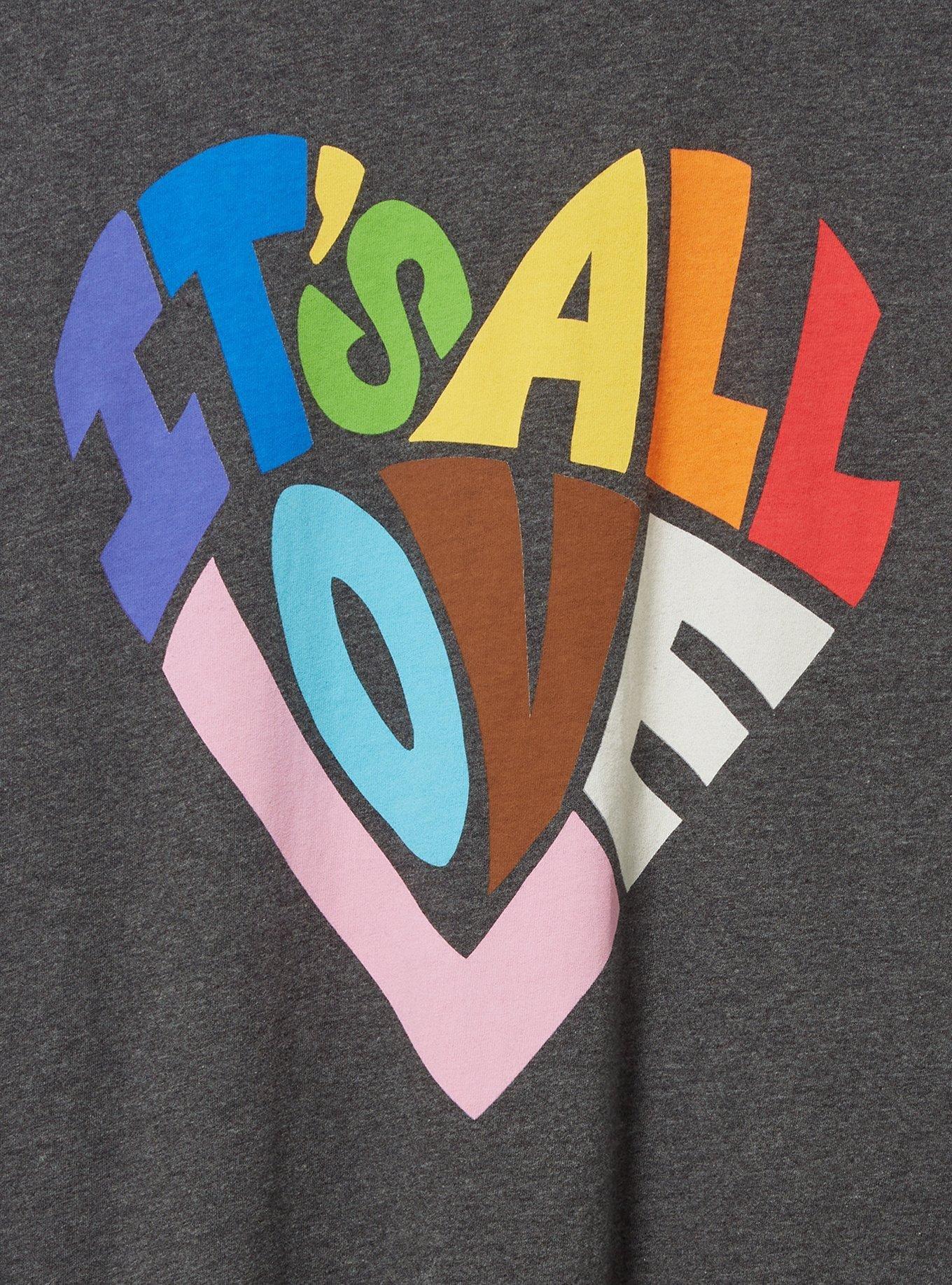 All Love Classic Fit Heritage Jersey Tee, CHARCOAL HEATHER GREY, alternate