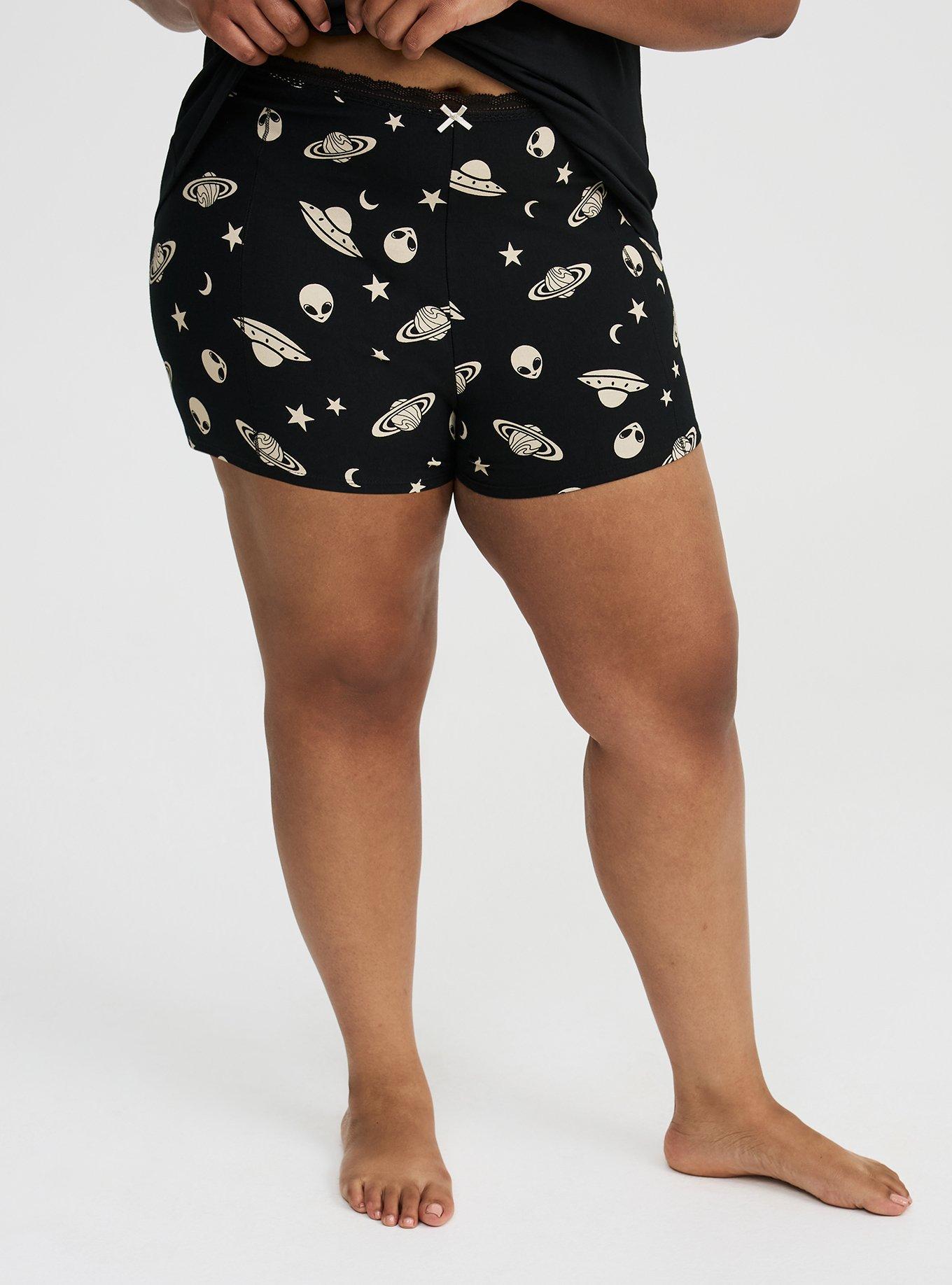 Foxy Lace-Trim Sleep Boyshort