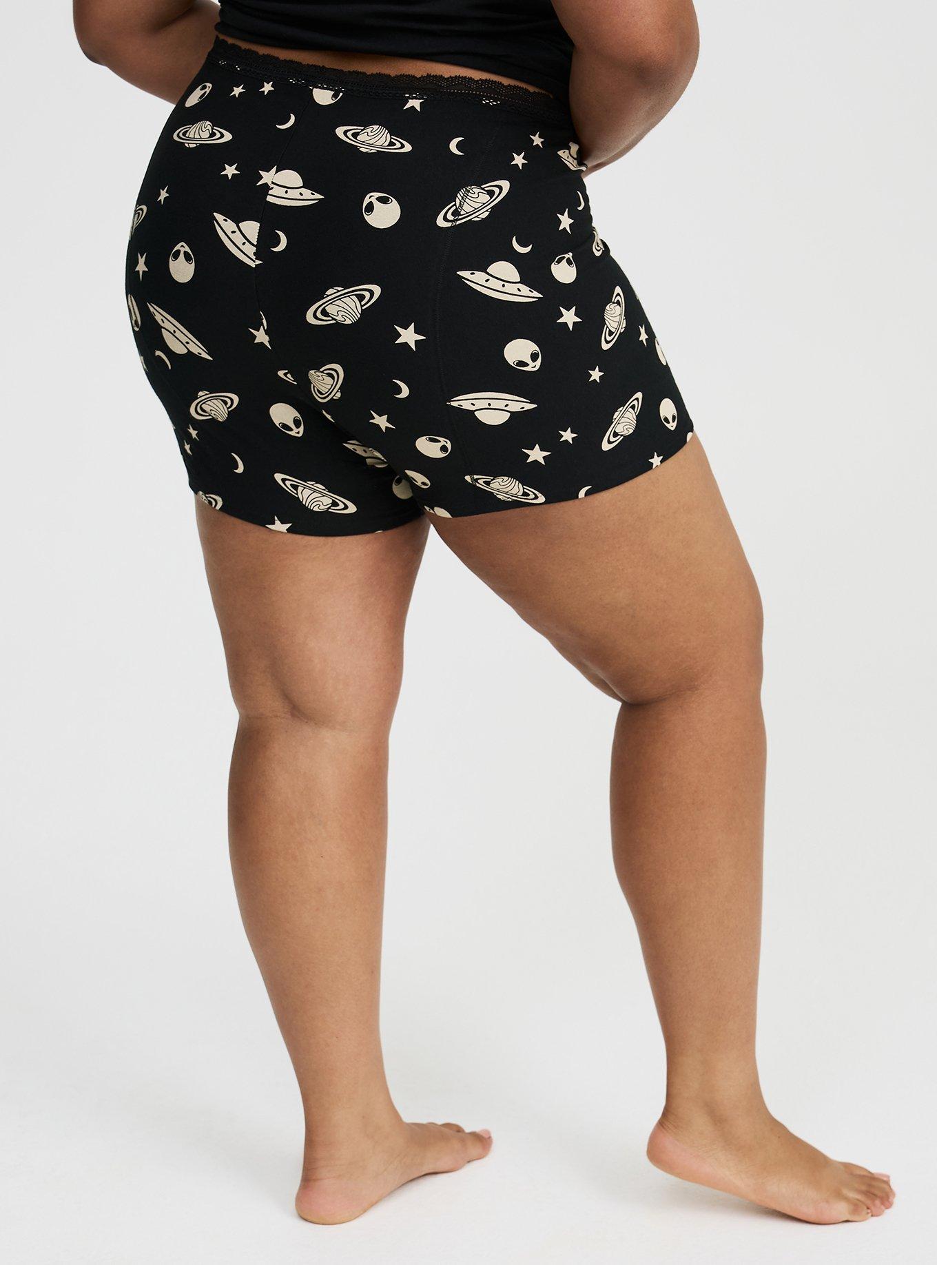 Foxy Lace-Trim Sleep Boyshort