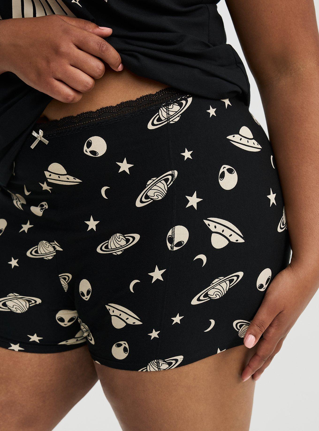 Foxy Lace-Trim Sleep Boyshort