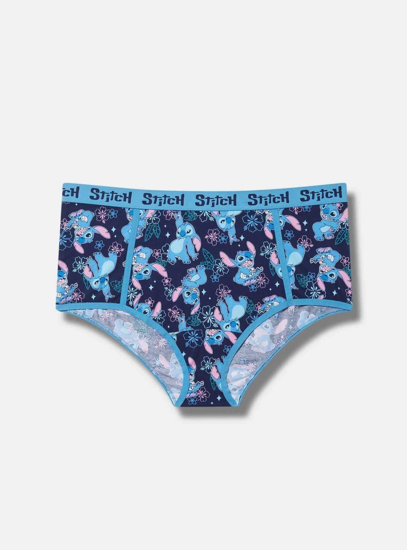 Disney Stitch Mid-Rise Cotton Brief Panty