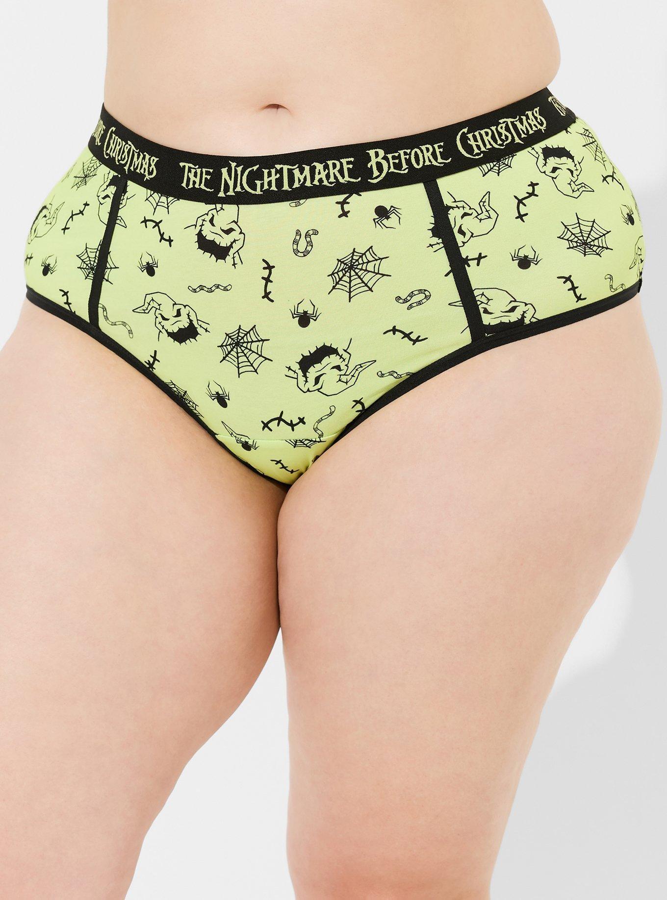 Disney Nightmare Before Christmas Oogie Boogie Mid-Rise Cotton Cheeky Panty