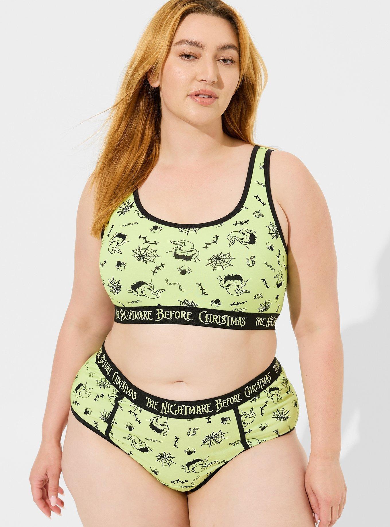 Disney Nightmare Before Christmas Oogie Boogie Mid-Rise Cotton Cheeky Panty