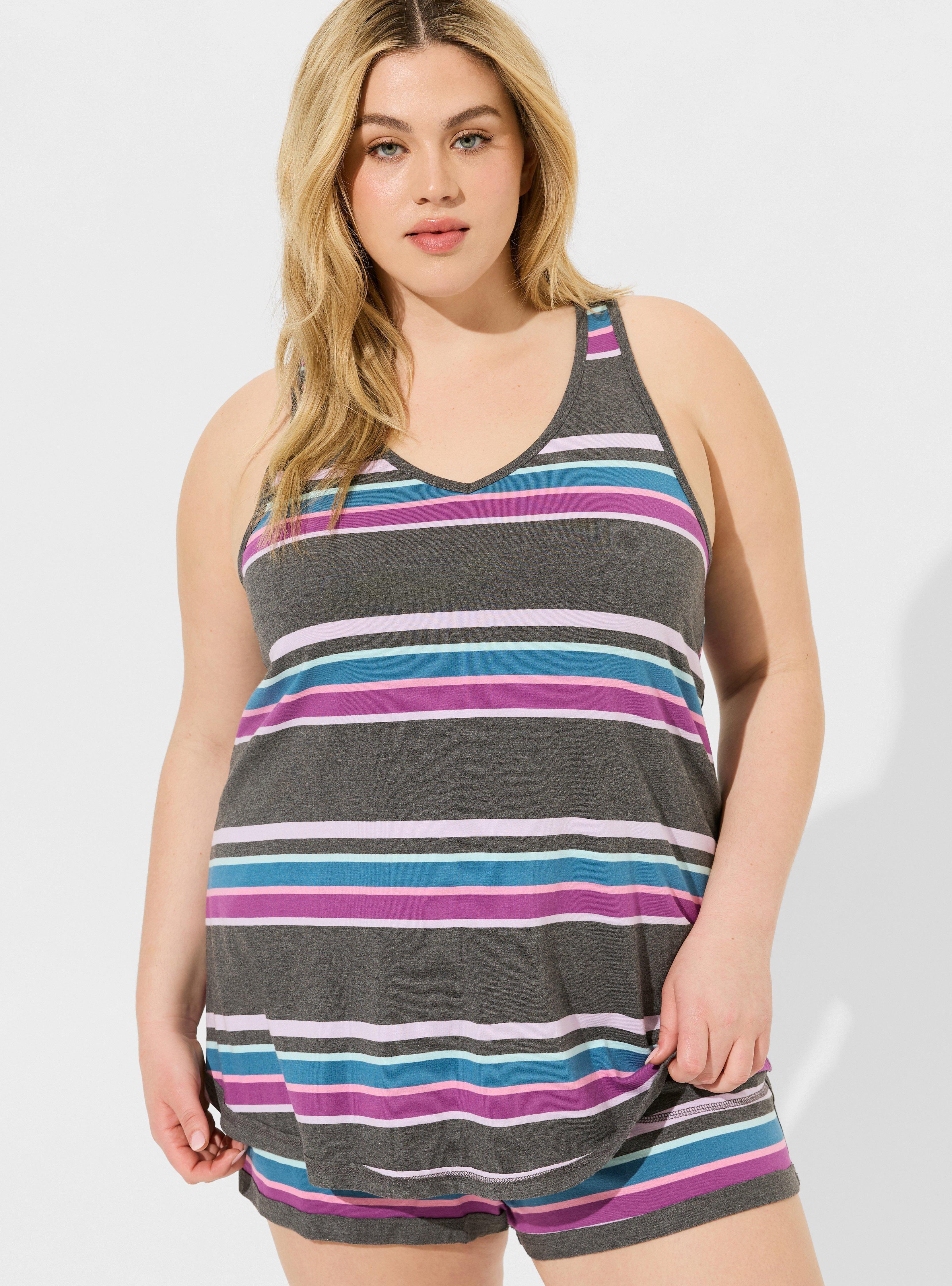 Cotton Modal V-Neck Sleeveless Lounge Swing Tank