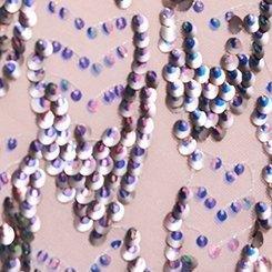 Plus Size Sequin Shell Crop Top, GUNMETAL, swatch