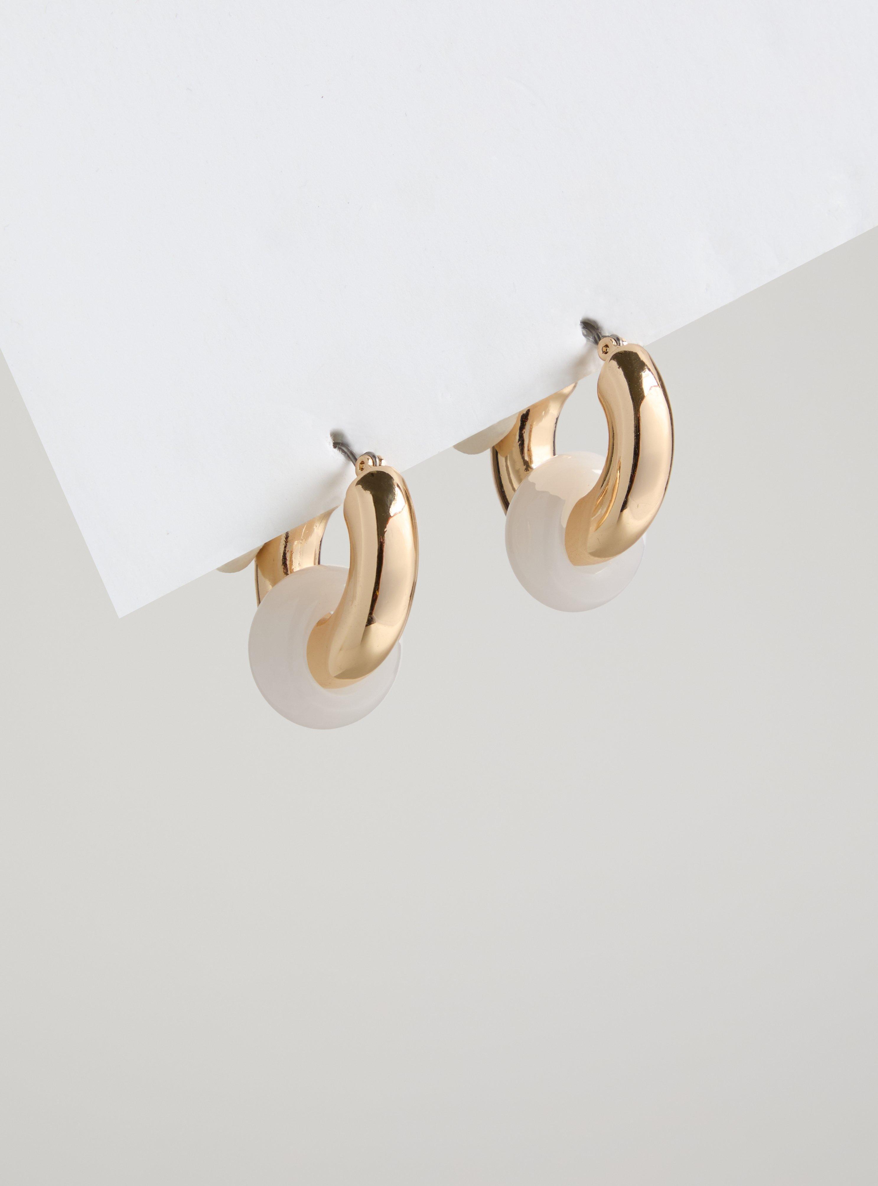 Resin Hoop Earrings