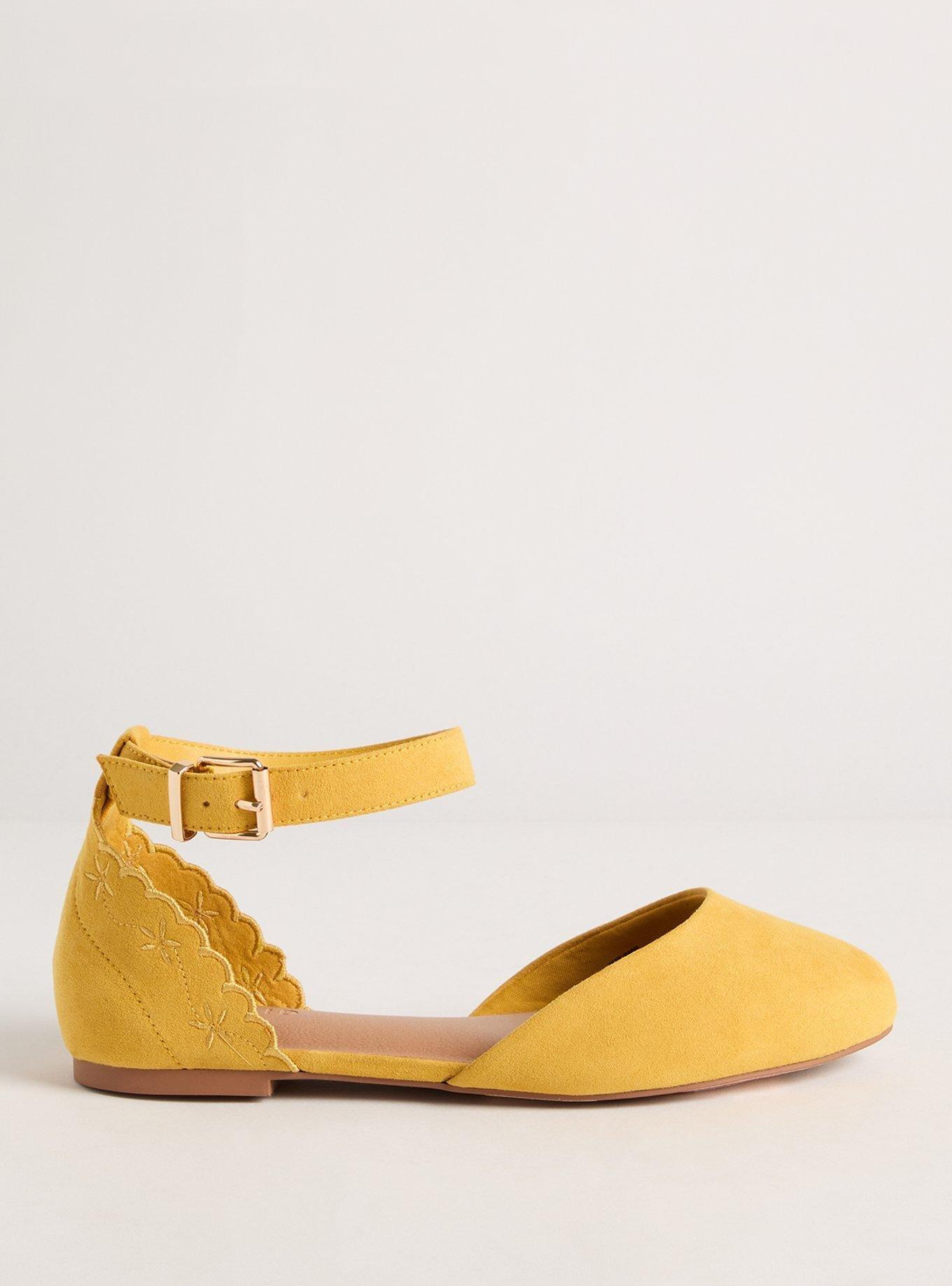 Scalloped Flat (WW), MUSTARD, alternate