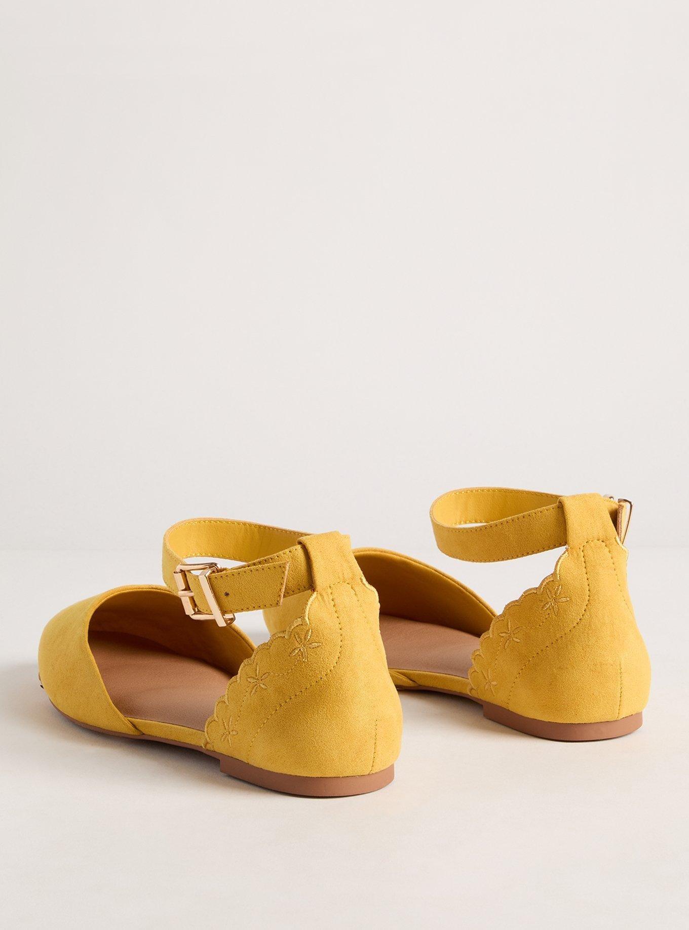 Scalloped Flat (WW), MUSTARD, alternate