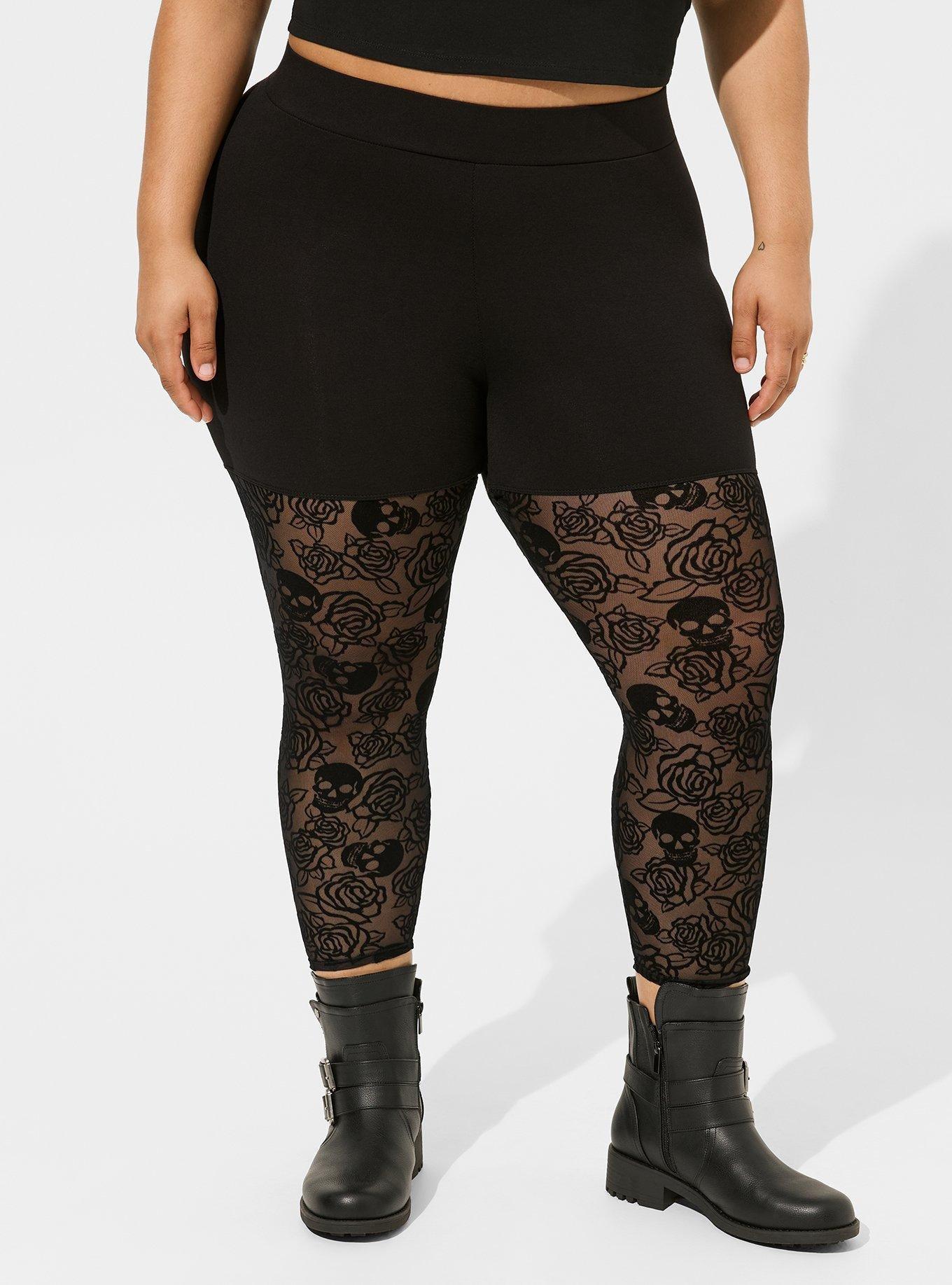 Betsey johnson plus size leggings hotsell