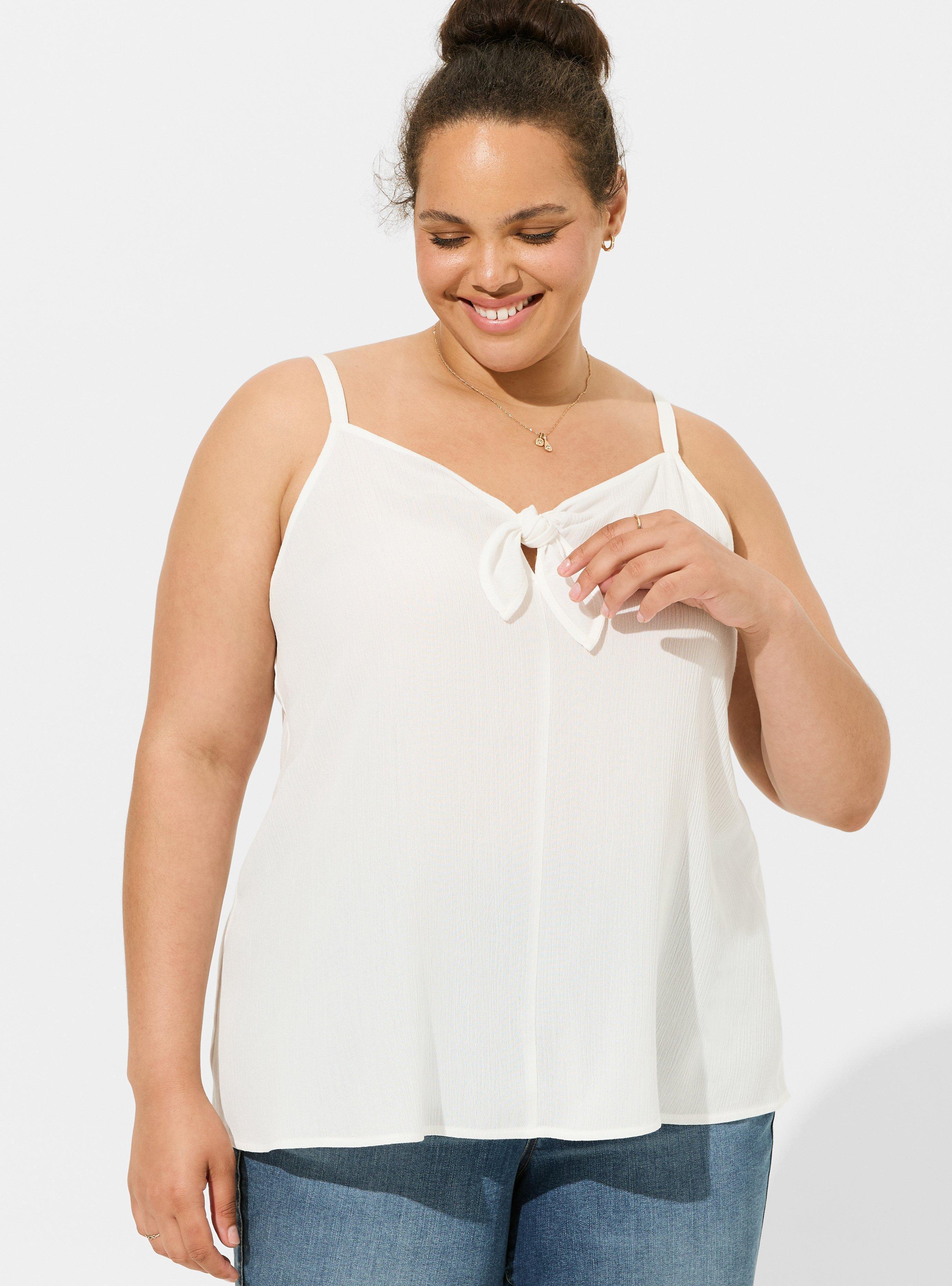 Sophie Washable Gauze Tie Front Swing Cami