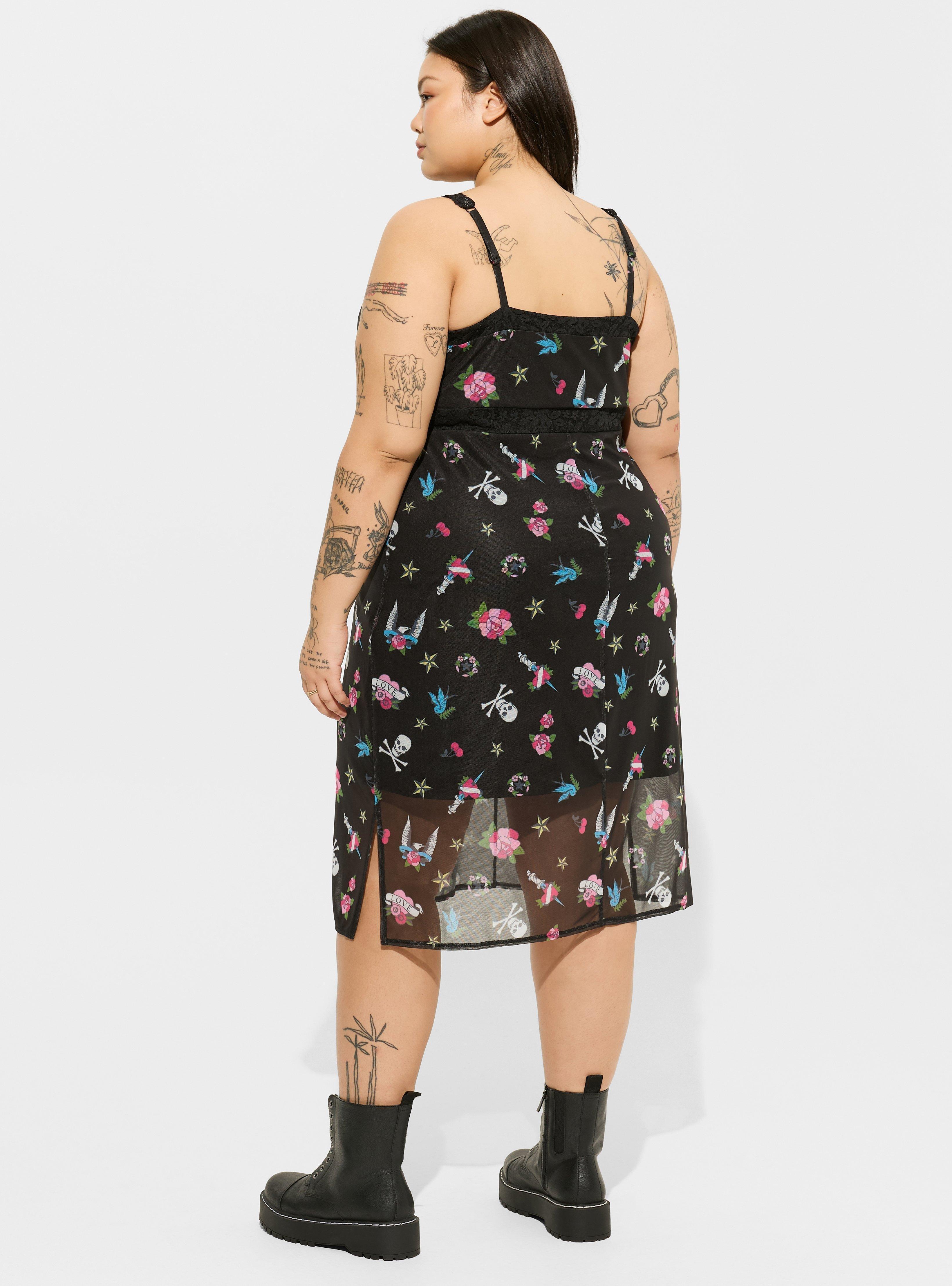 Betsey Johnson Tattoo Midi Dress