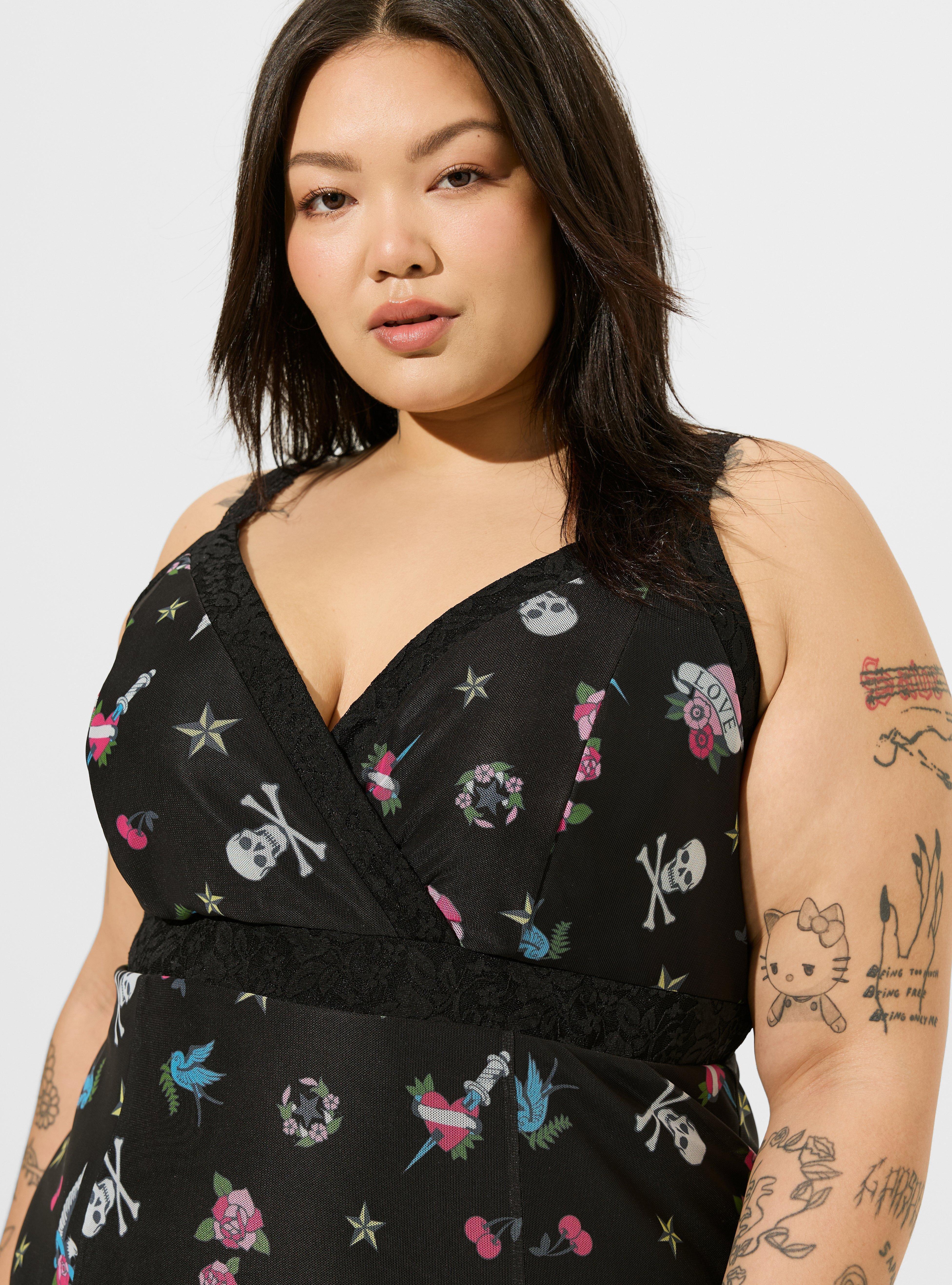 Betsey Johnson Tattoo Midi Dress