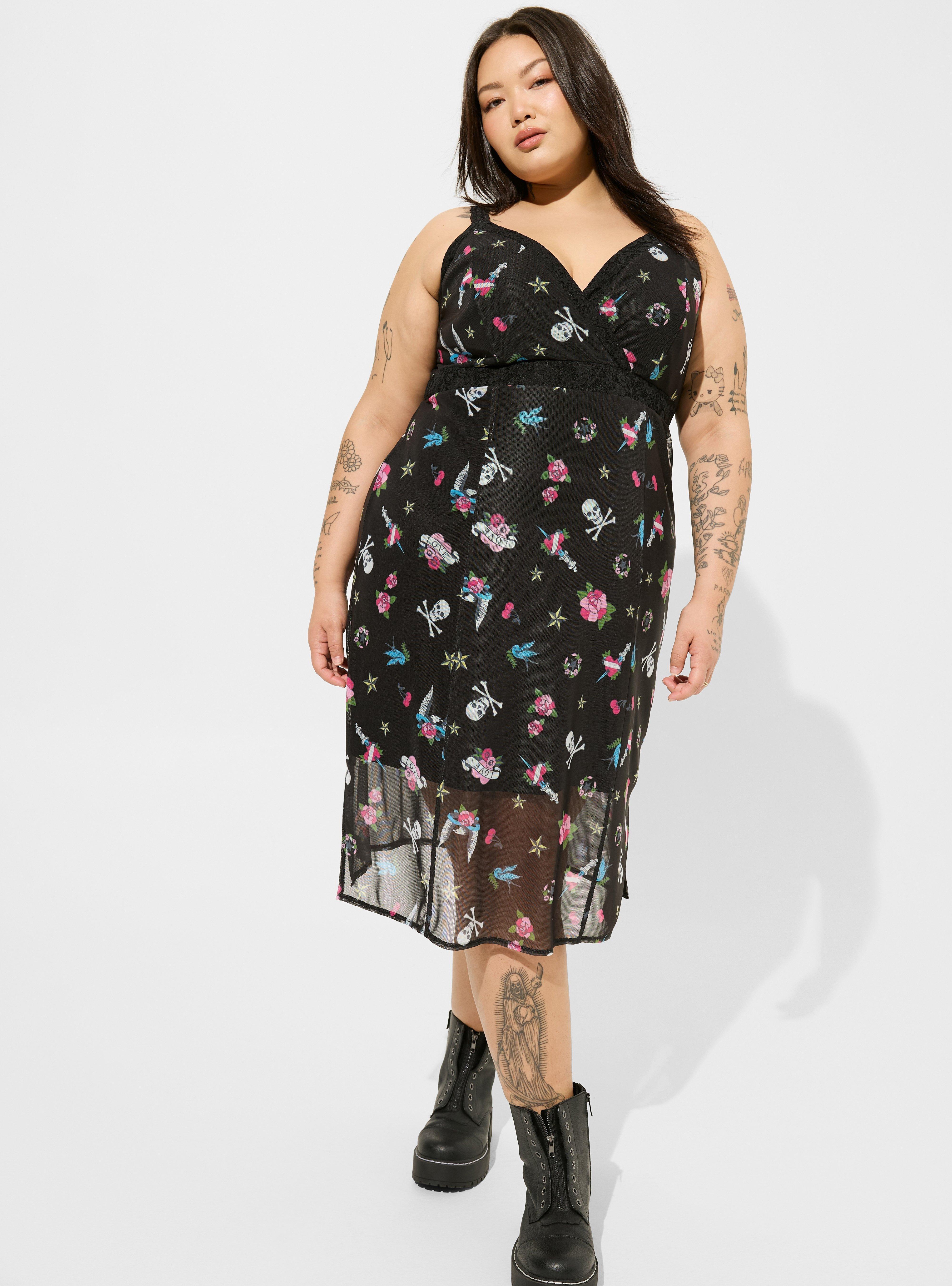 Betsey Johnson Tattoo Midi Dress