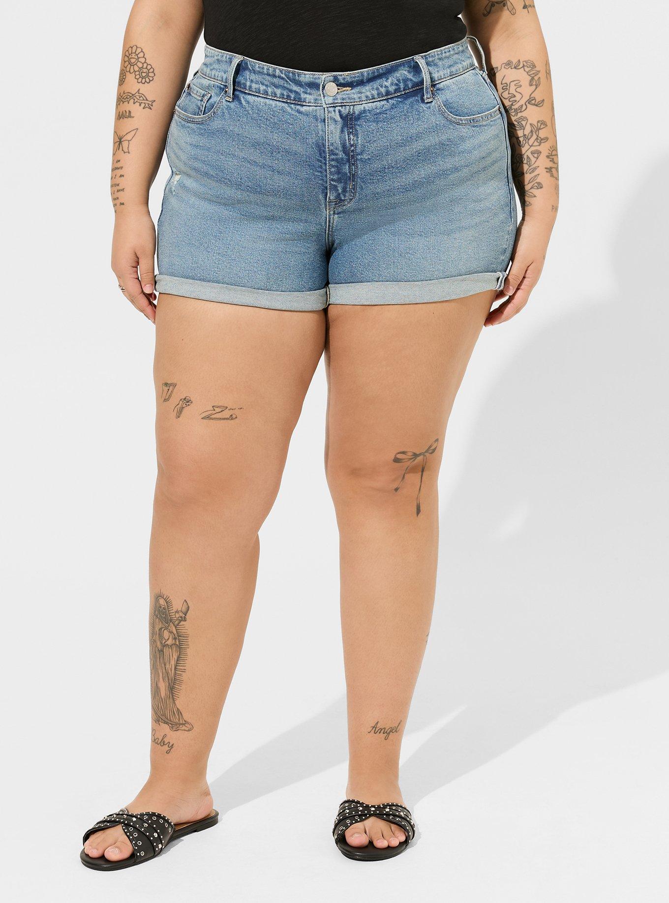 Plus Size 3.5 Inch Perfect Classic Denim Short Torrid