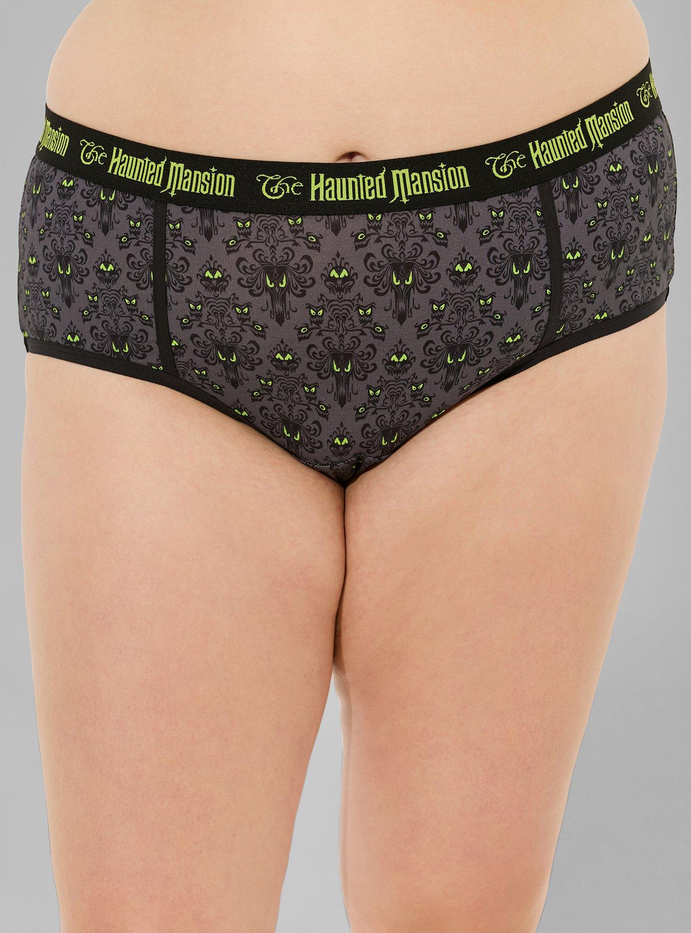 Haunted Mansion Mid-Rise Cotton Cheeky Panty, MULTI, alternate