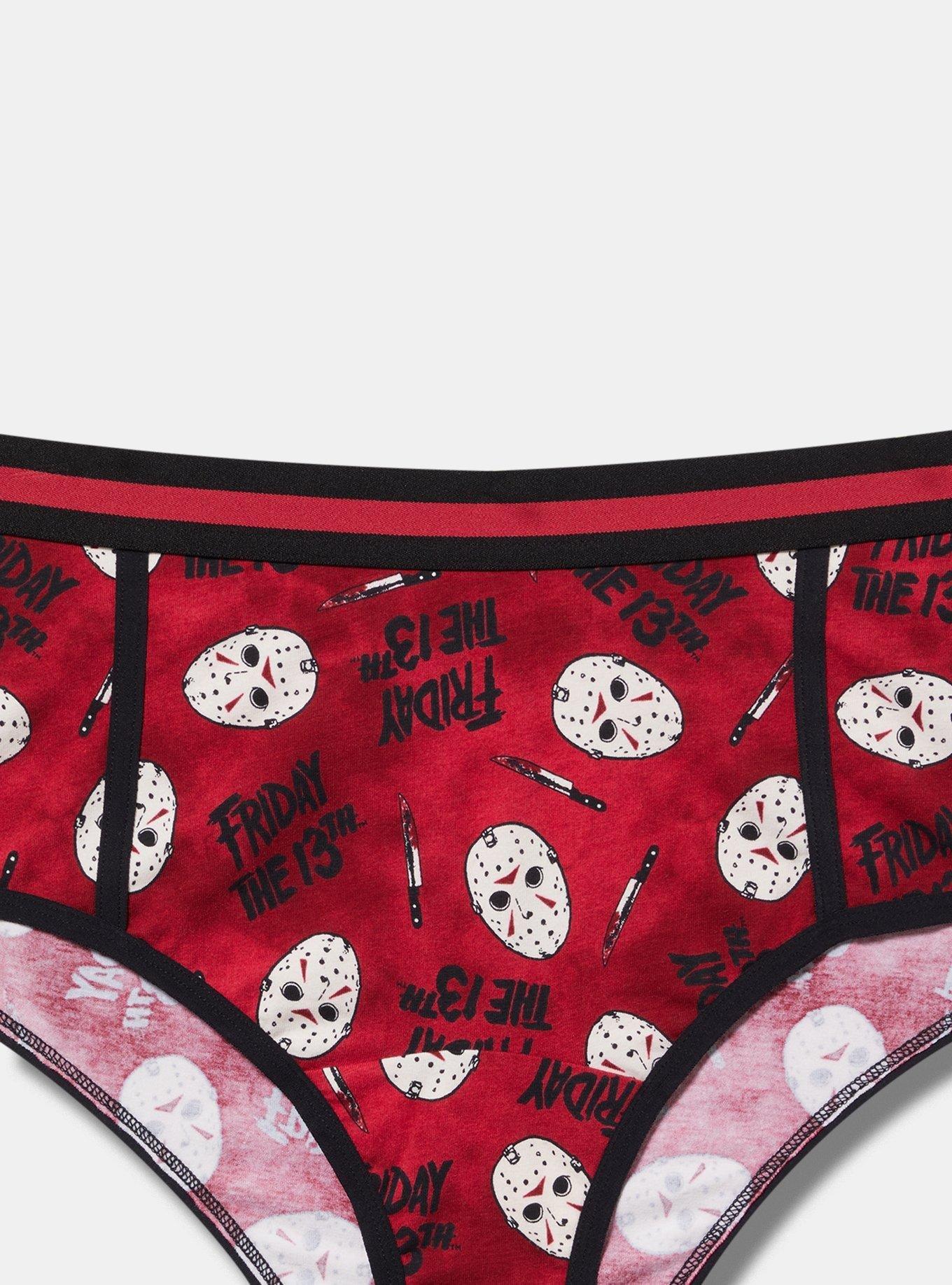 Friday The 13th Mid-Rise Cotton Cheeky Panty