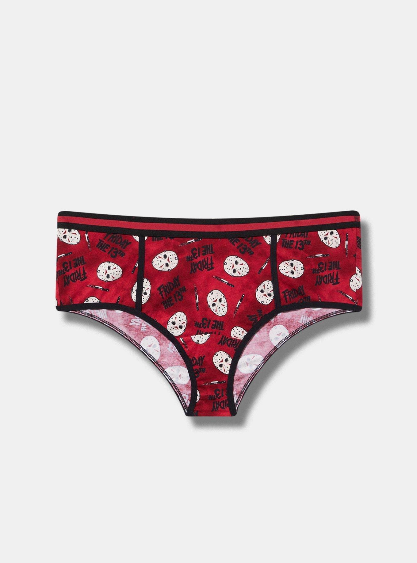 Friday The 13th Mid-Rise Cotton Cheeky Panty