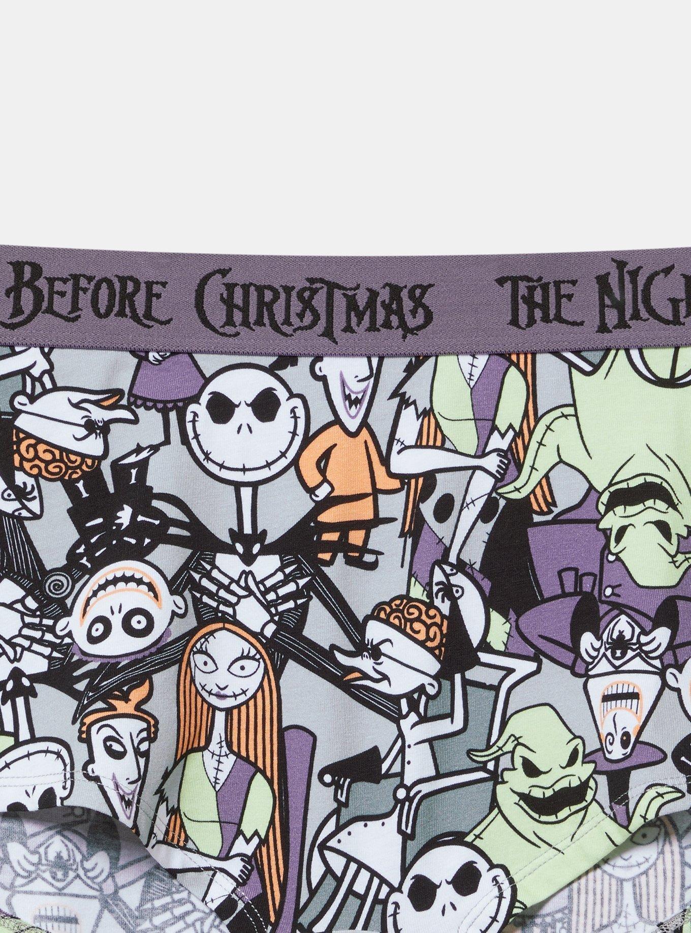 Nightmare Before Christmas Mid-Rise Cotton Boyshort Panty