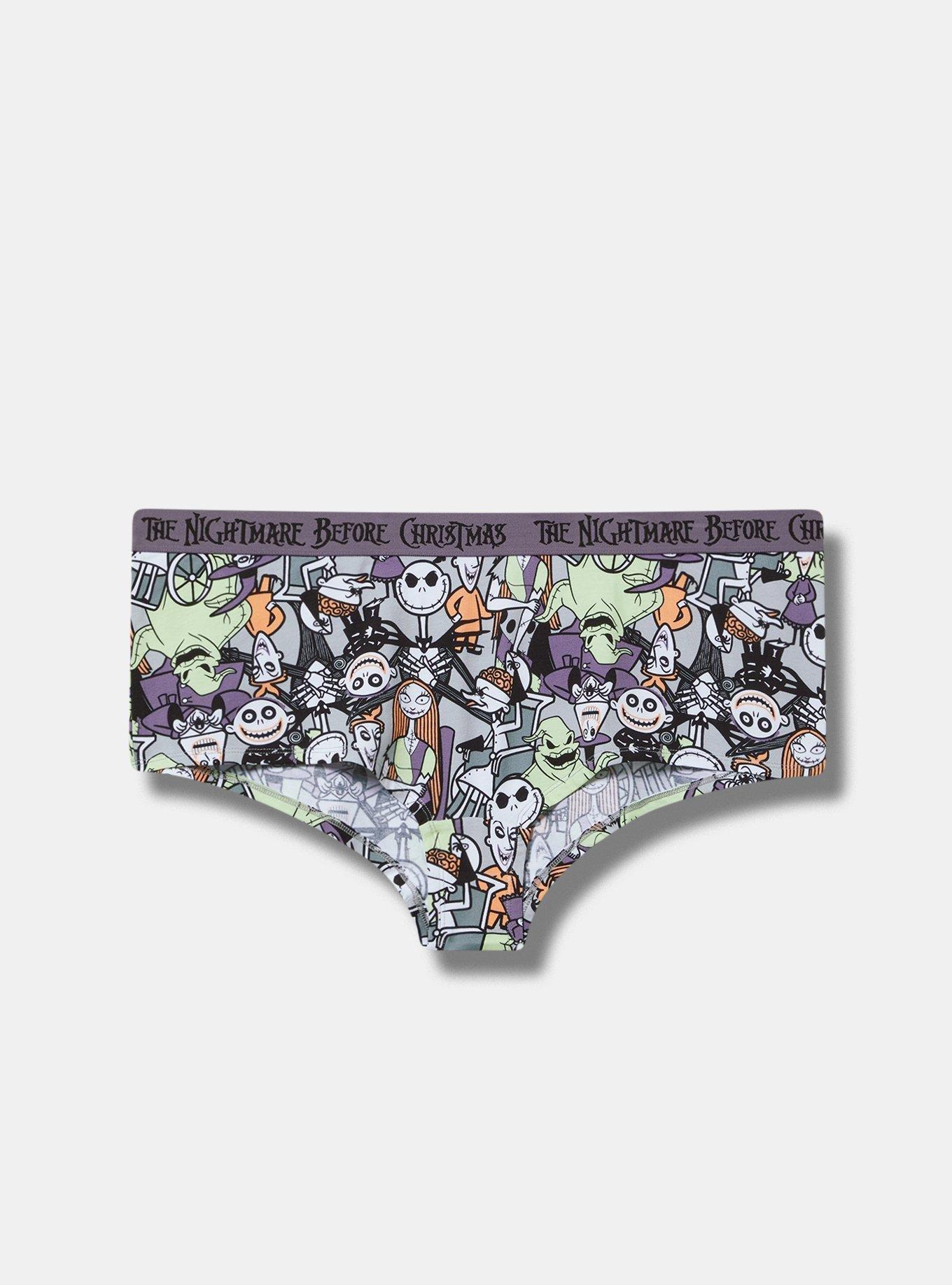 Nightmare Before Christmas Mid-Rise Cotton Boyshort Panty