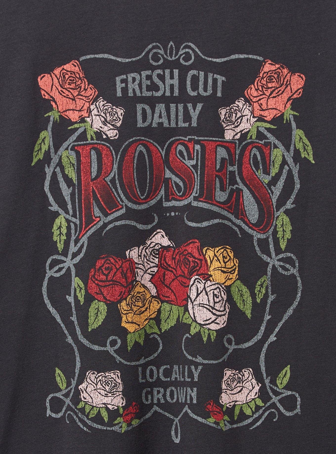 Plus Size - Roses Signature Jersey Girlfriend V-Neck Tee - Torrid