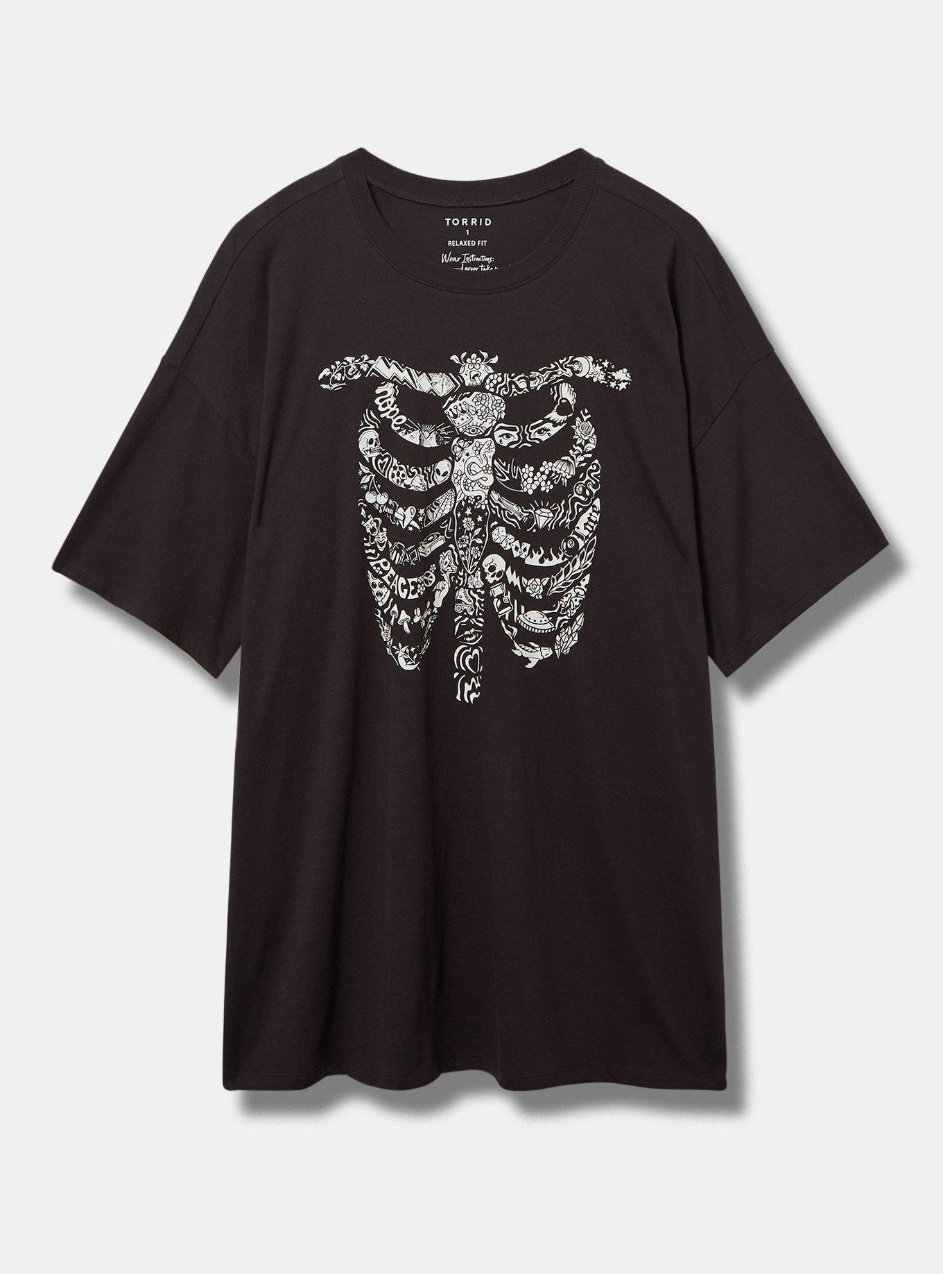 Rib Cage Relaxed Fit Heritage Jersey Oversize Tee