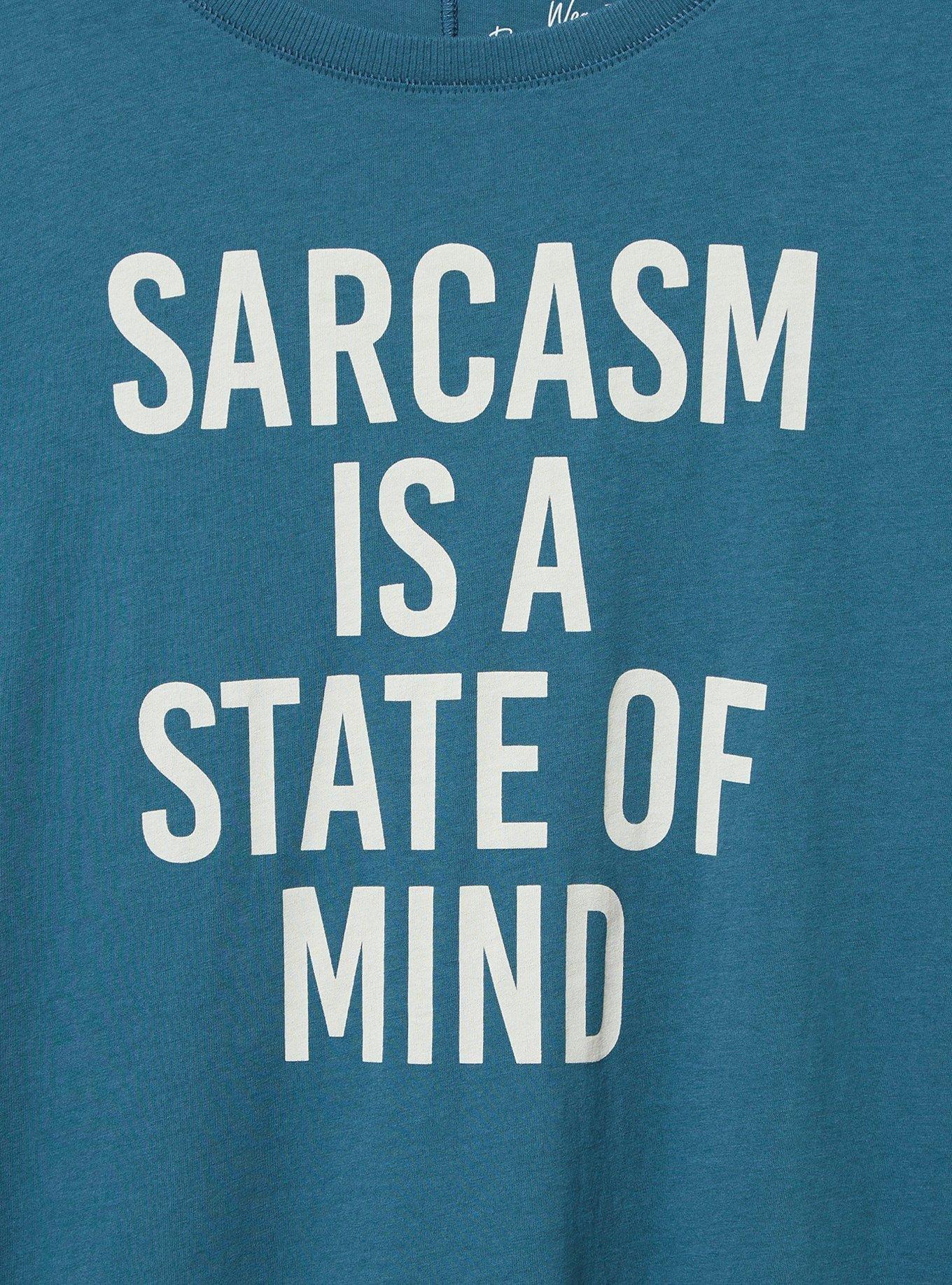 Sarcasm Mind Classic Fit Heritage Jersey Tee