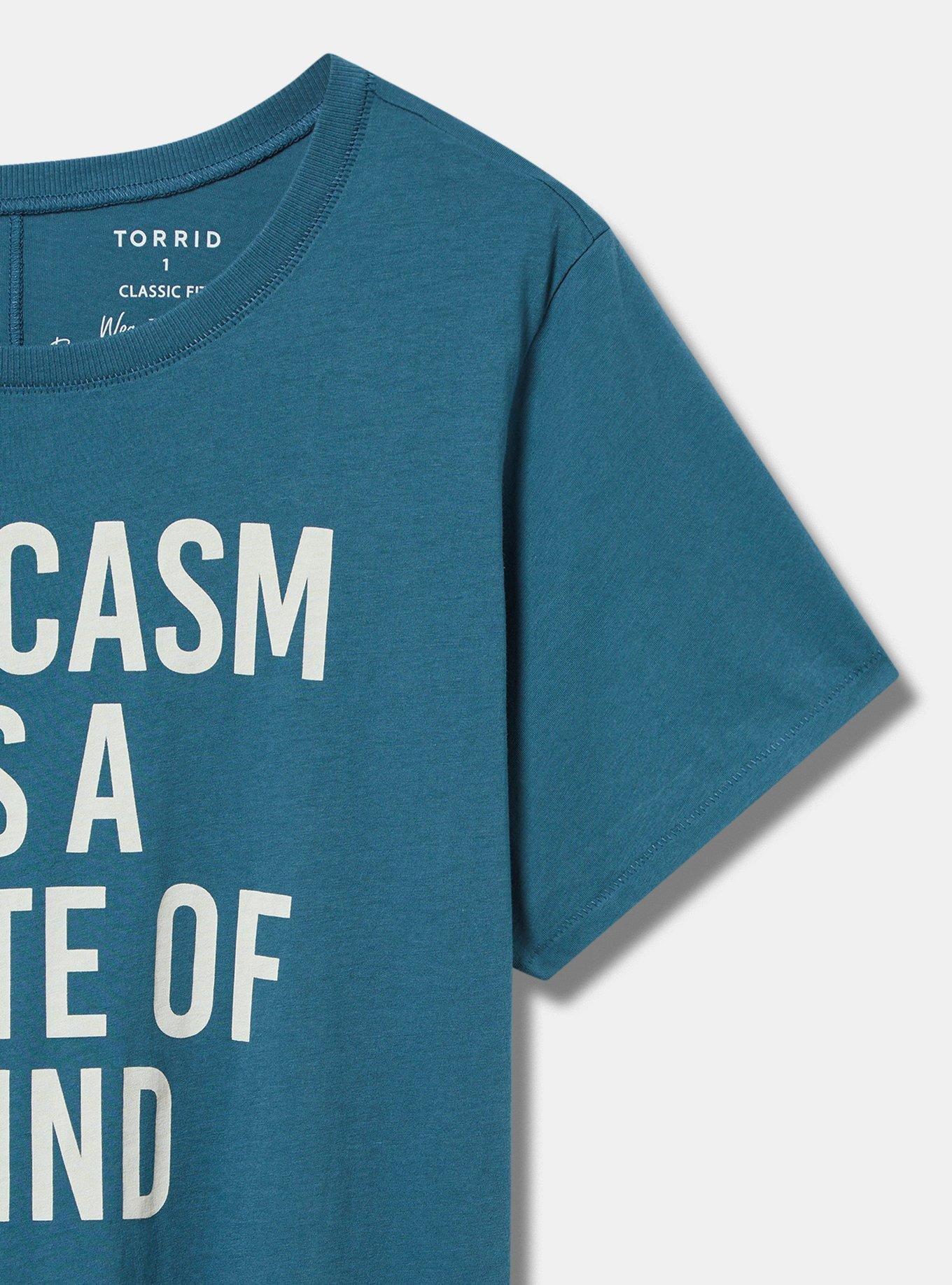 Sarcasm Mind Classic Fit Heritage Jersey Tee