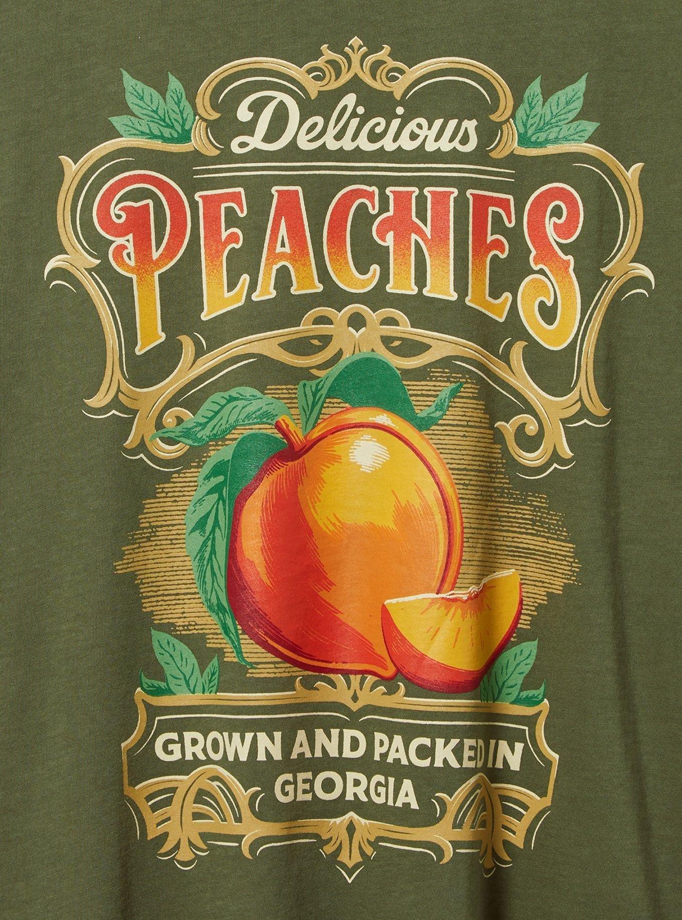 Peaches Relax Fit Heritage Jersey Crew Tee