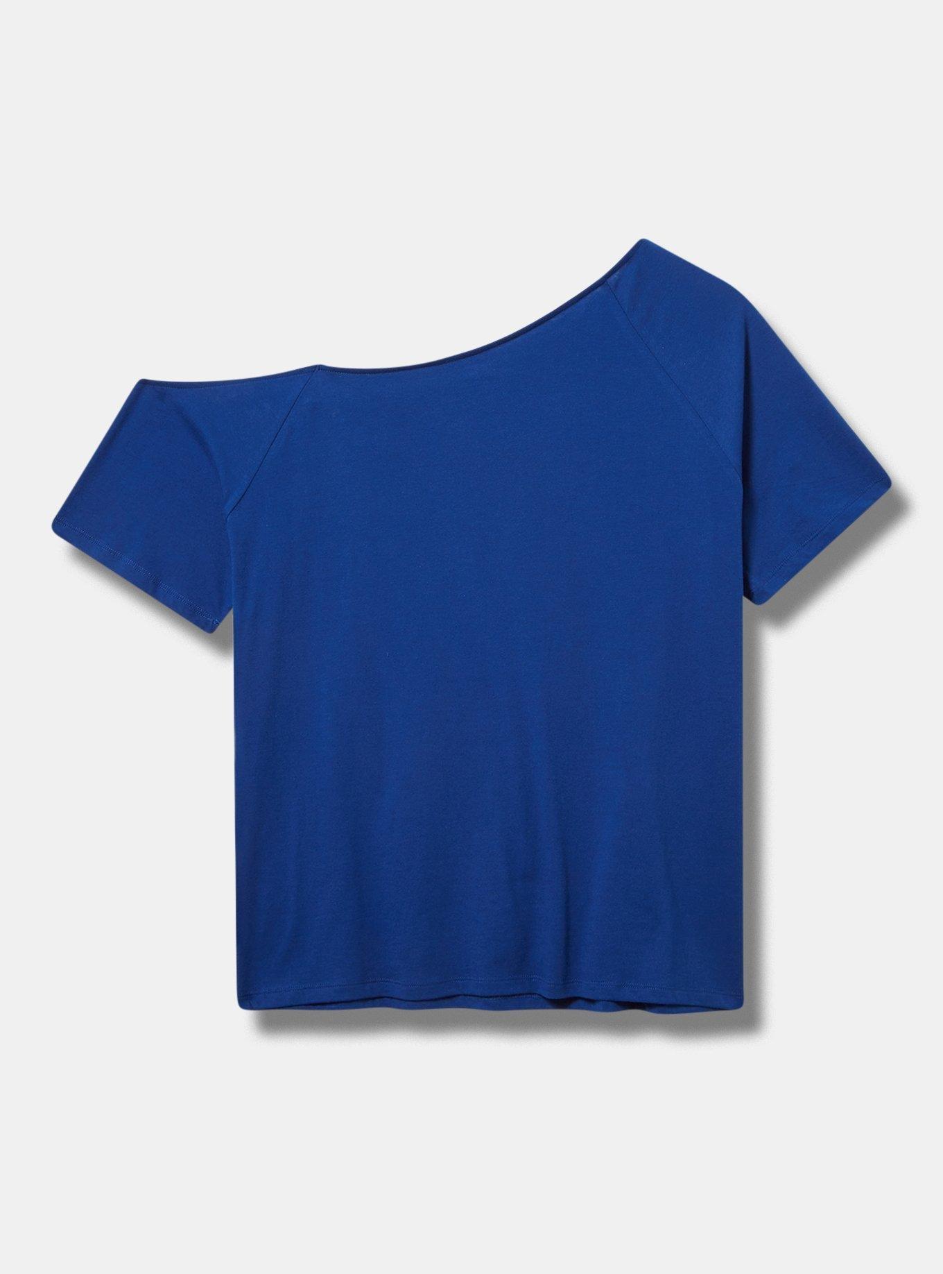 MLB Chicago Cubs Classic Fit Cotton Off Shoulder Tee