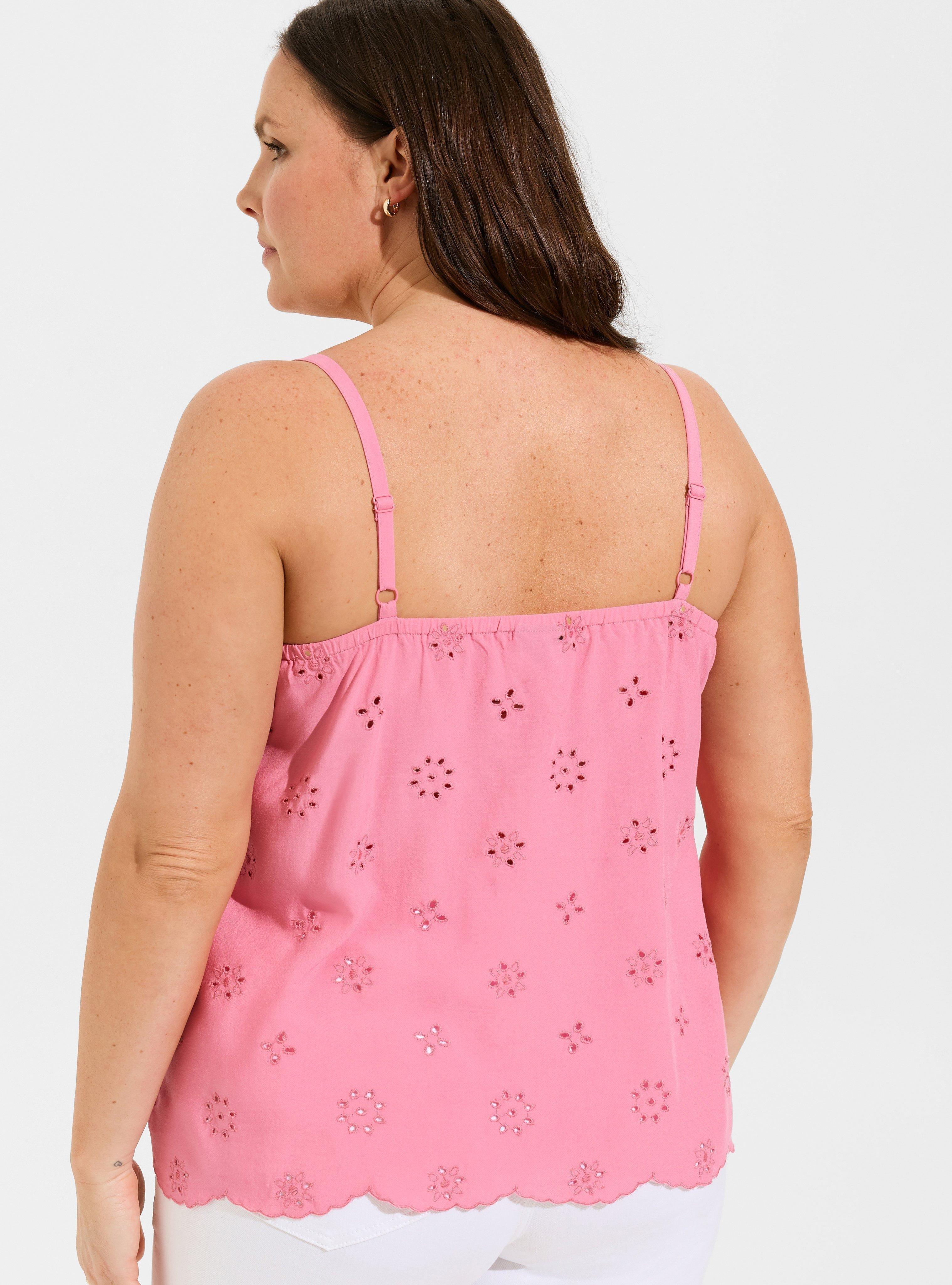 Eyelet Challis Swing Cami