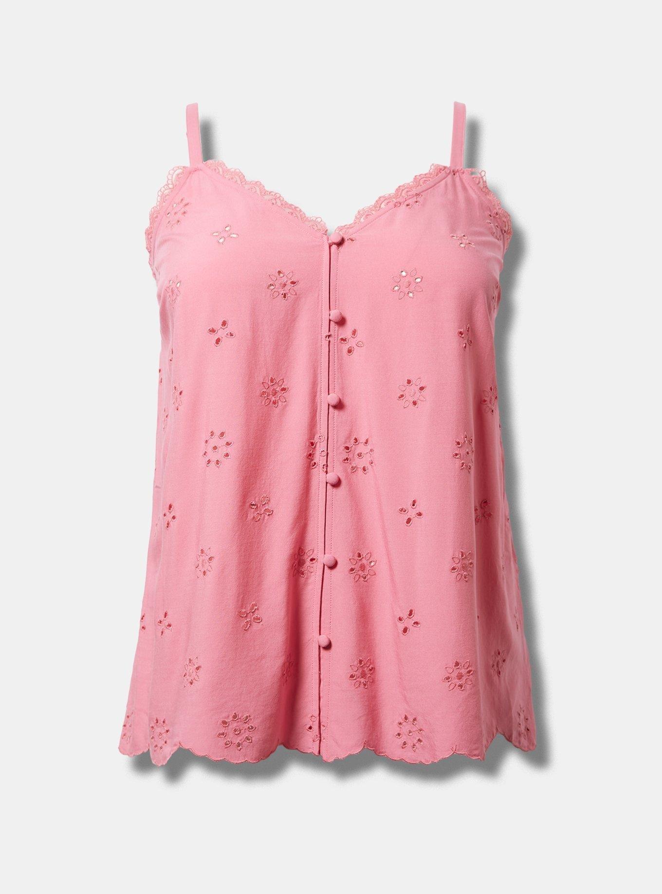 Eyelet Challis Swing Cami