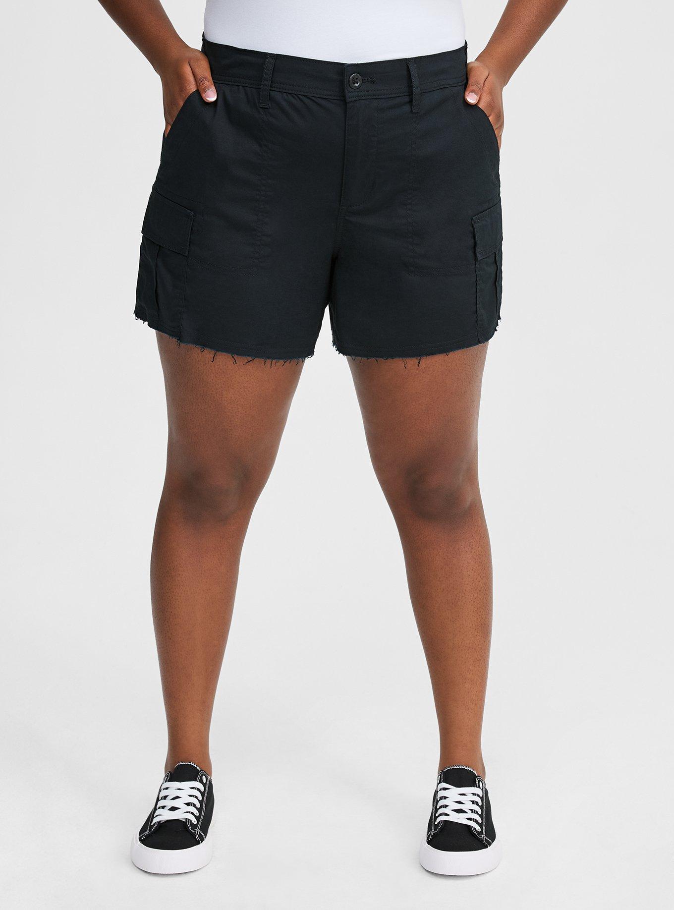 5 Inch Poplin Cargo High Rise Short