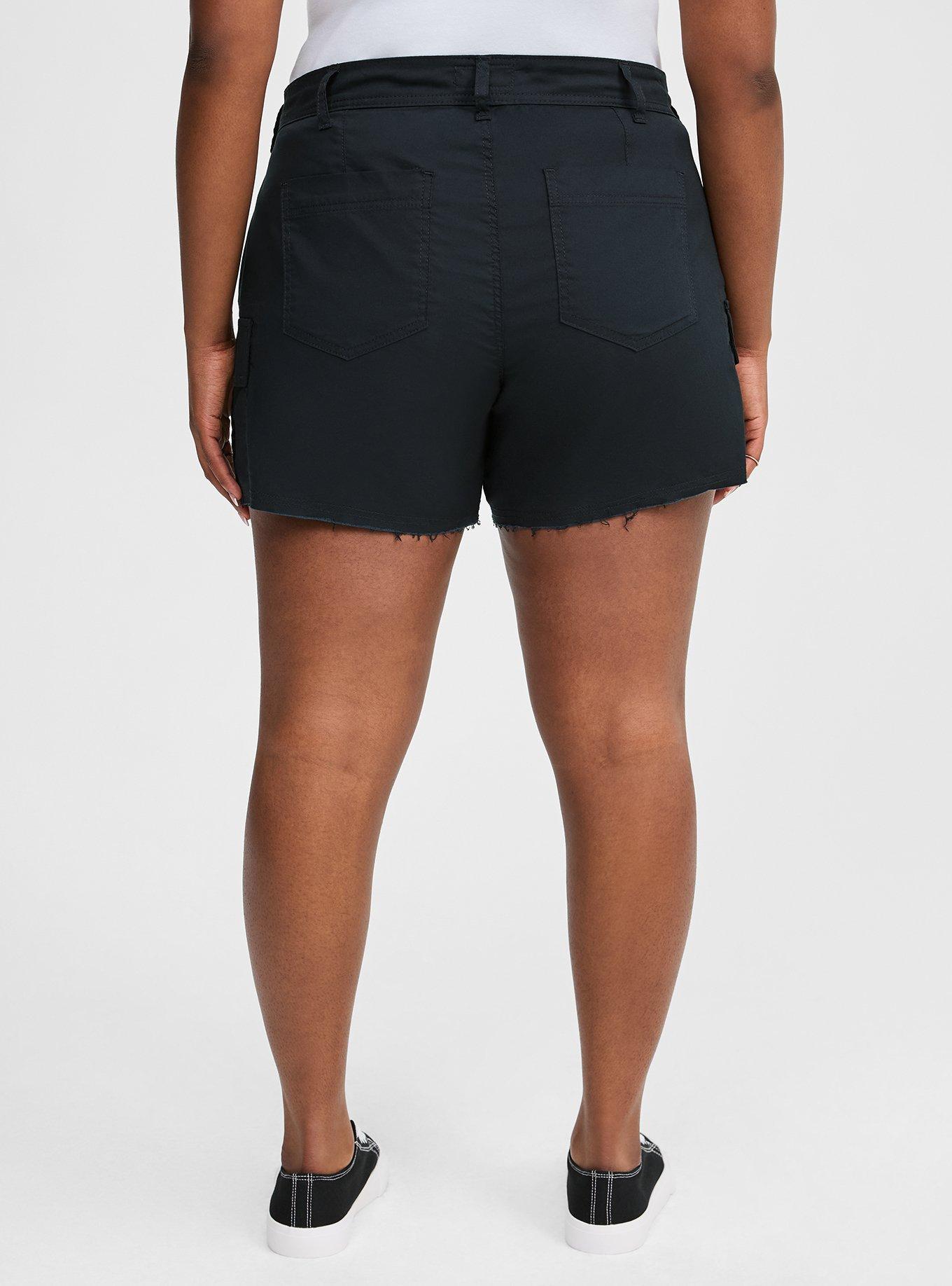 5 Inch Poplin Cargo High Rise Short