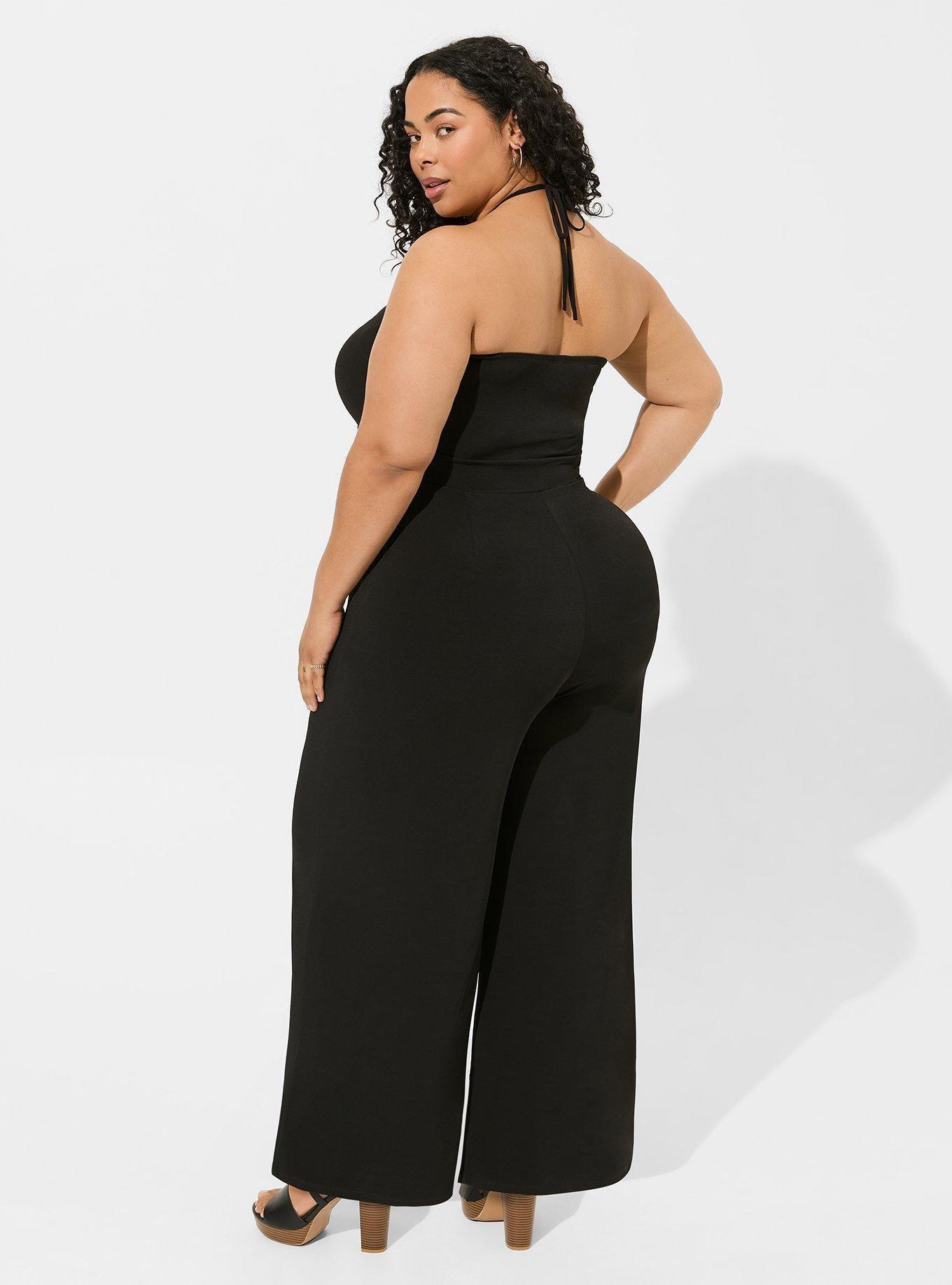 Studio Knit O-Ring Halter Jumpsuit