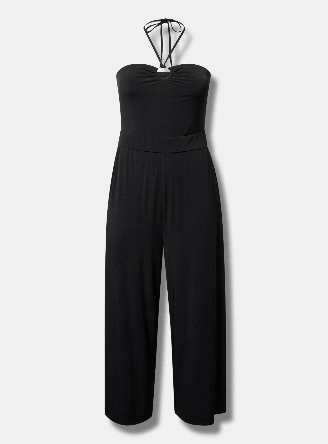 Studio Knit O-Ring Halter Jumpsuit