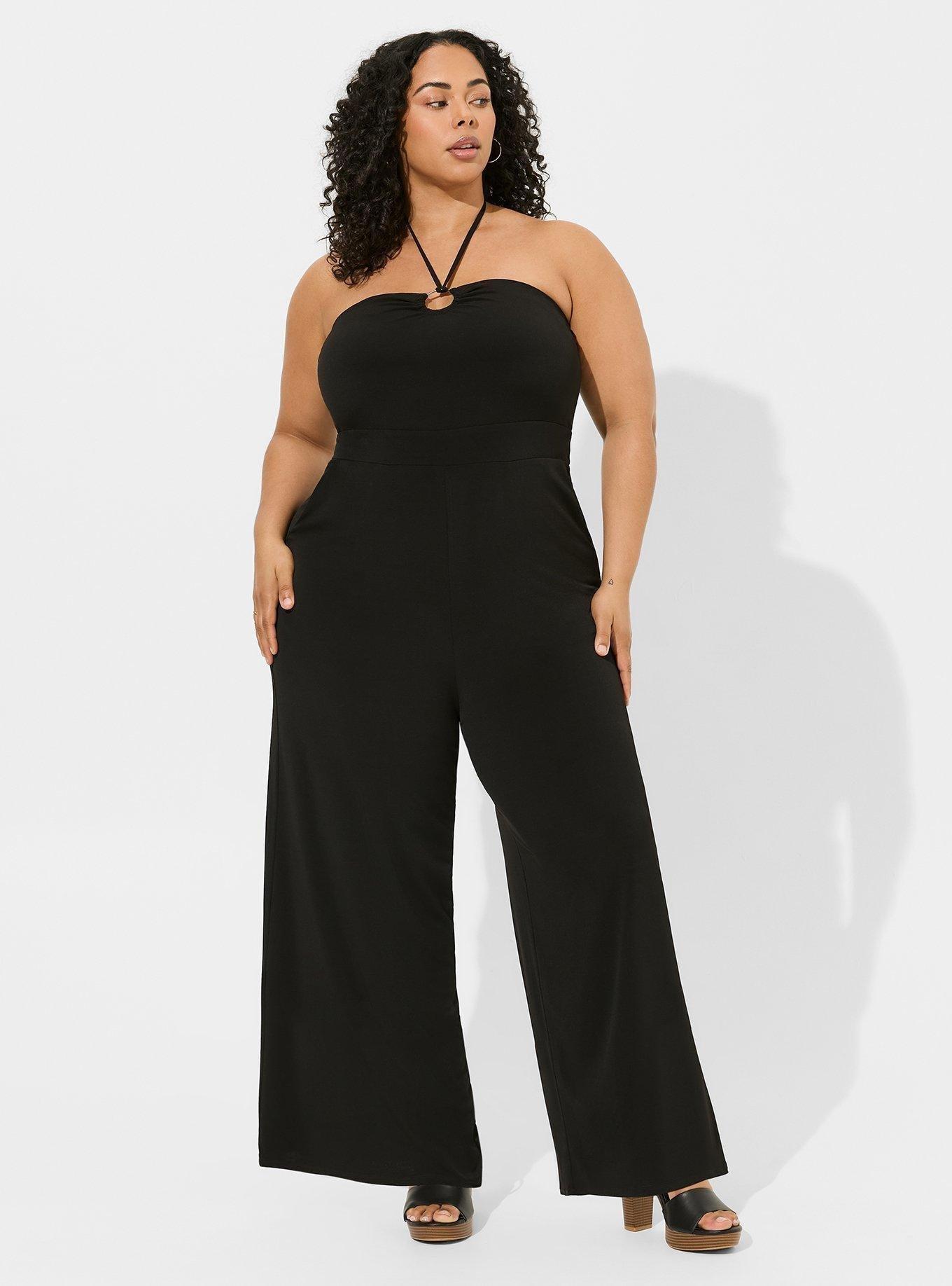 Studio Knit O-Ring Halter Jumpsuit